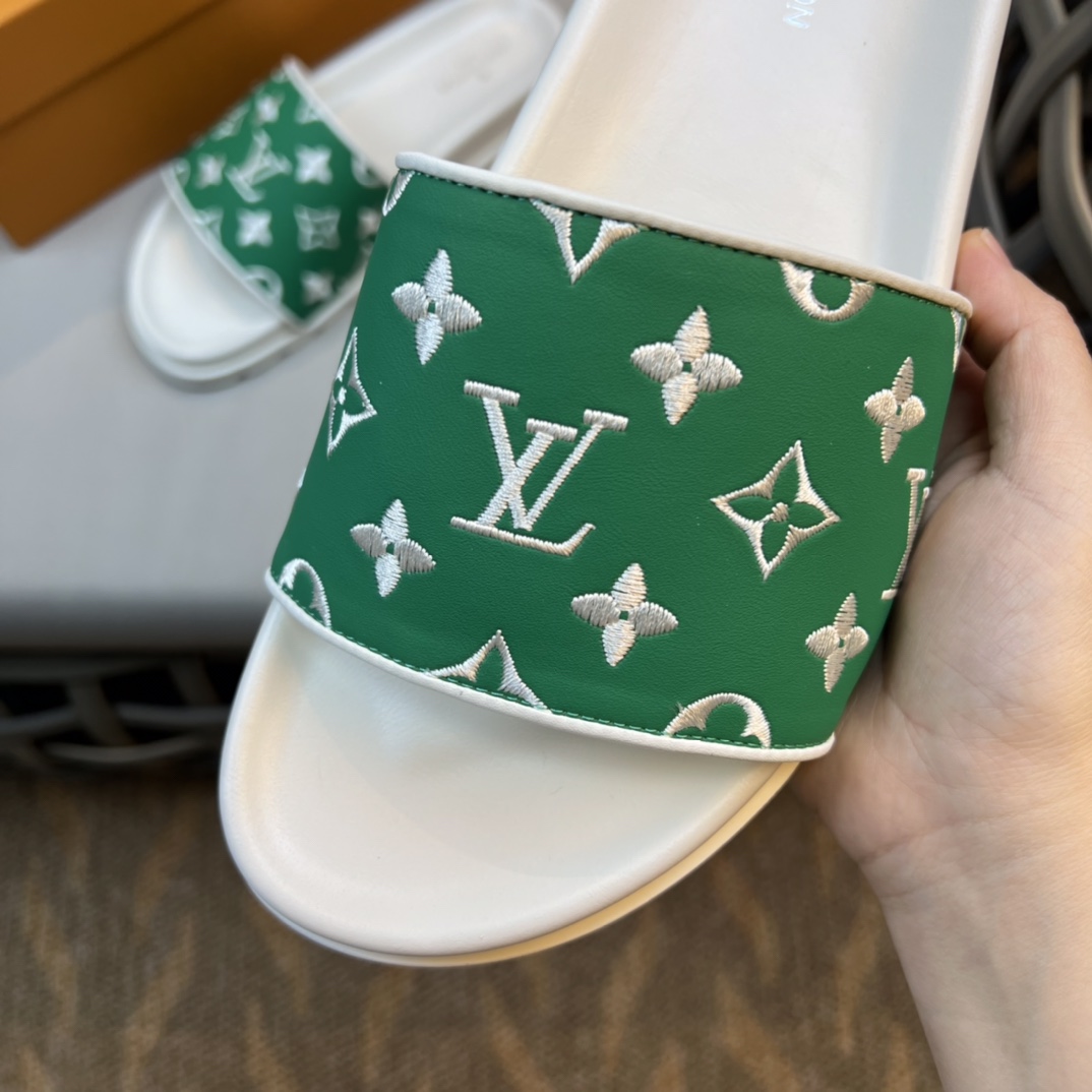 Louis Vuitton Monogram Sandals - DopestKickz