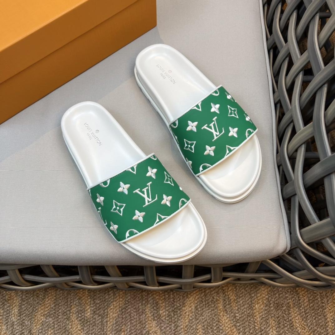 Louis Vuitton Monogram Sandals - DopestKickz