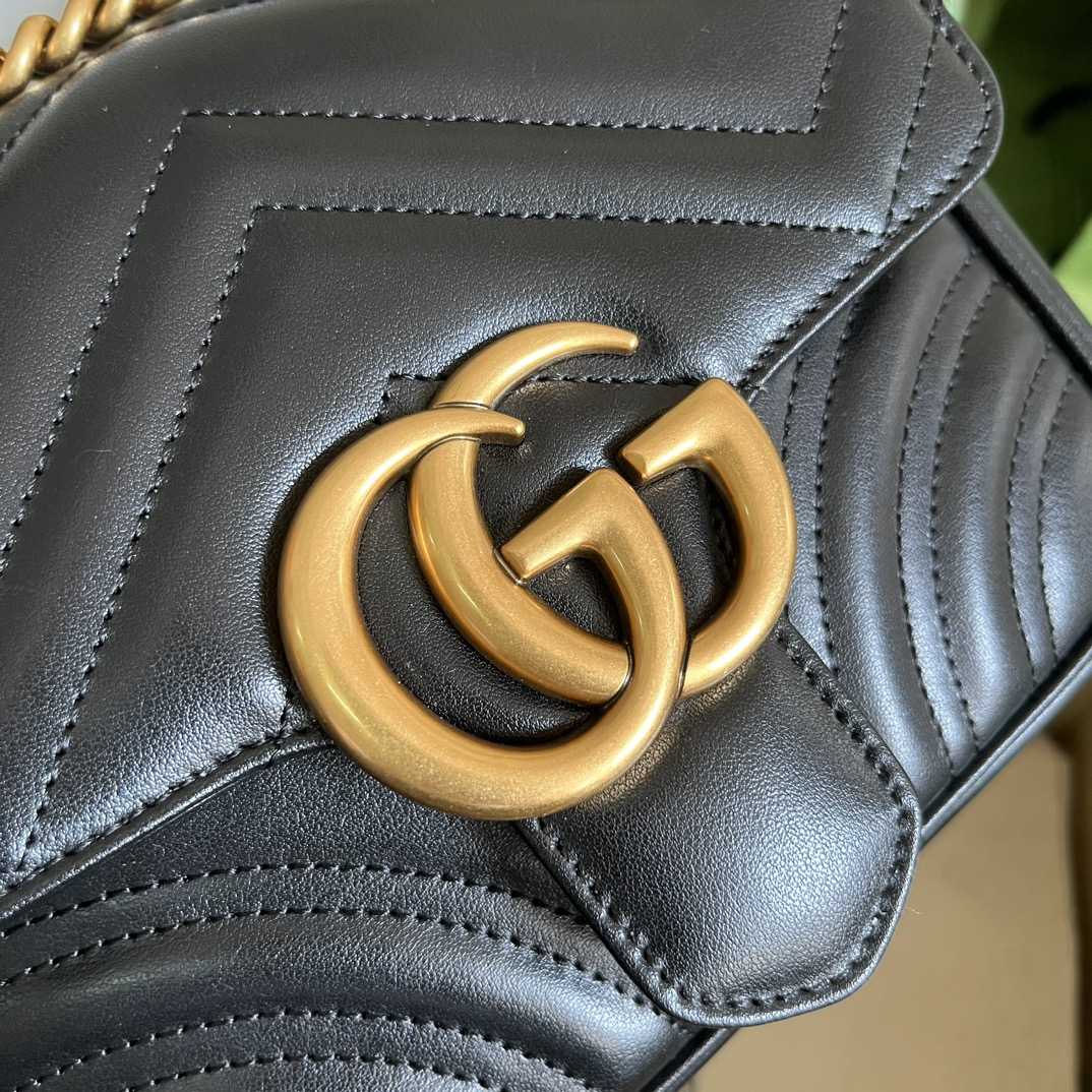 Gucci GG Marmont Mini Shoulder Bag(18-13.5-8cm) - DopestKickz