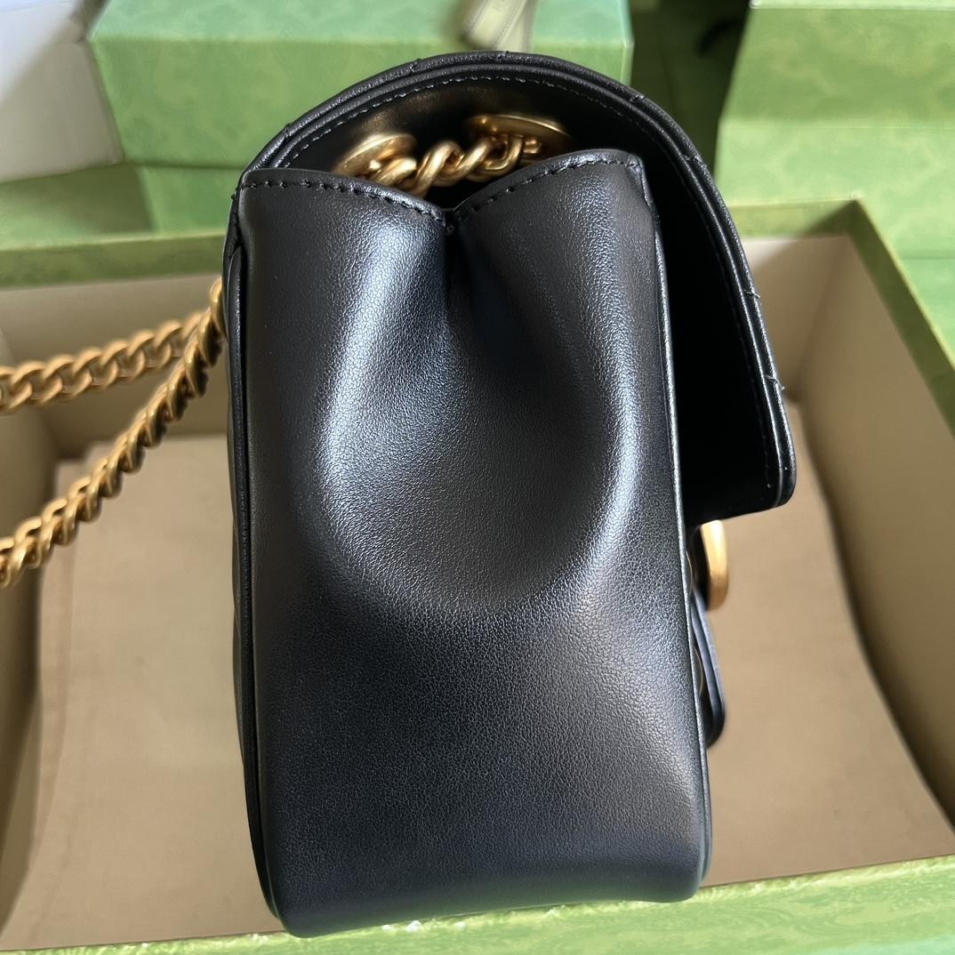 Gucci GG Marmont Mini Shoulder Bag(18-13.5-8cm) - DopestKickz