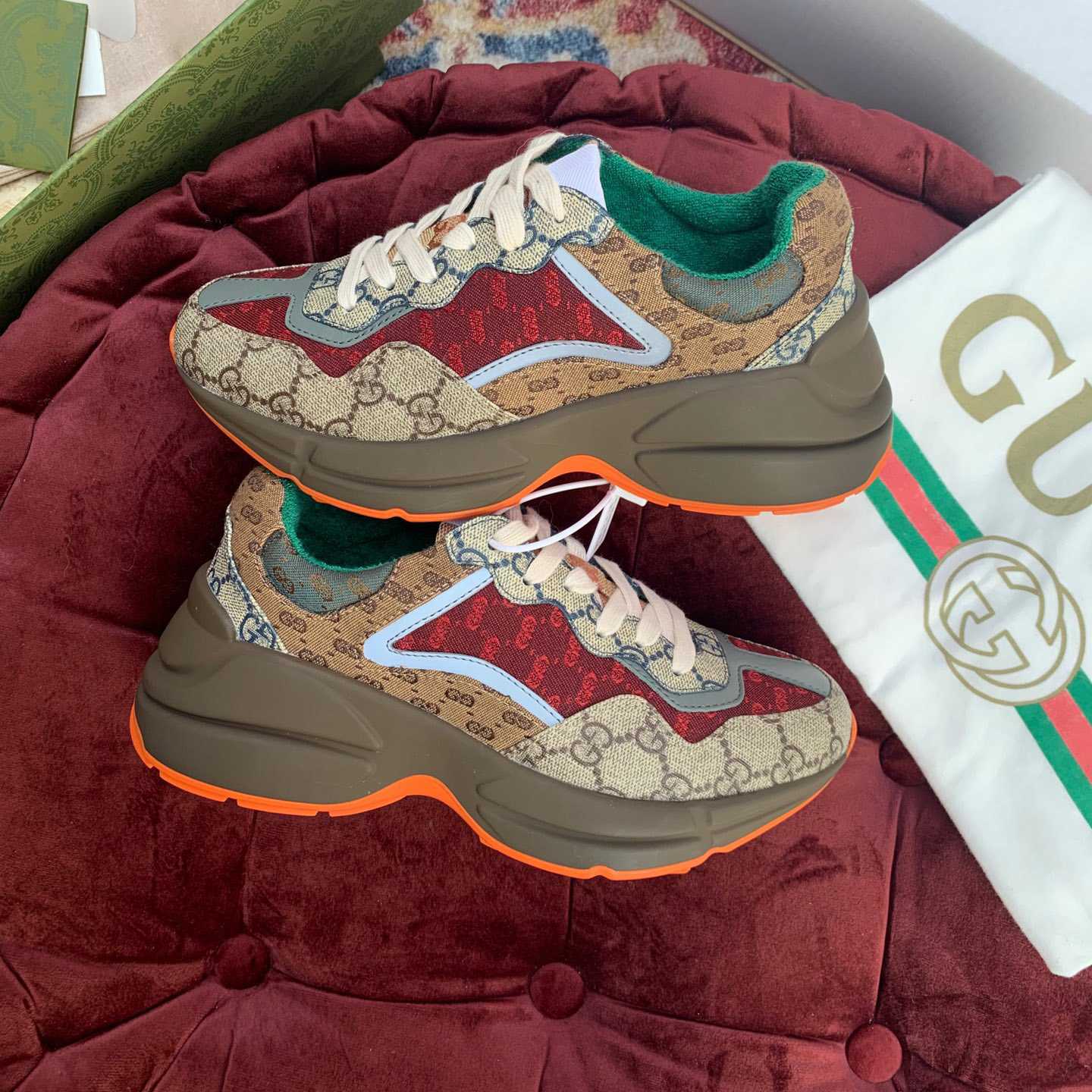 Gucci GG Rhyton Sneaker(upon uk size) - DopestKickz