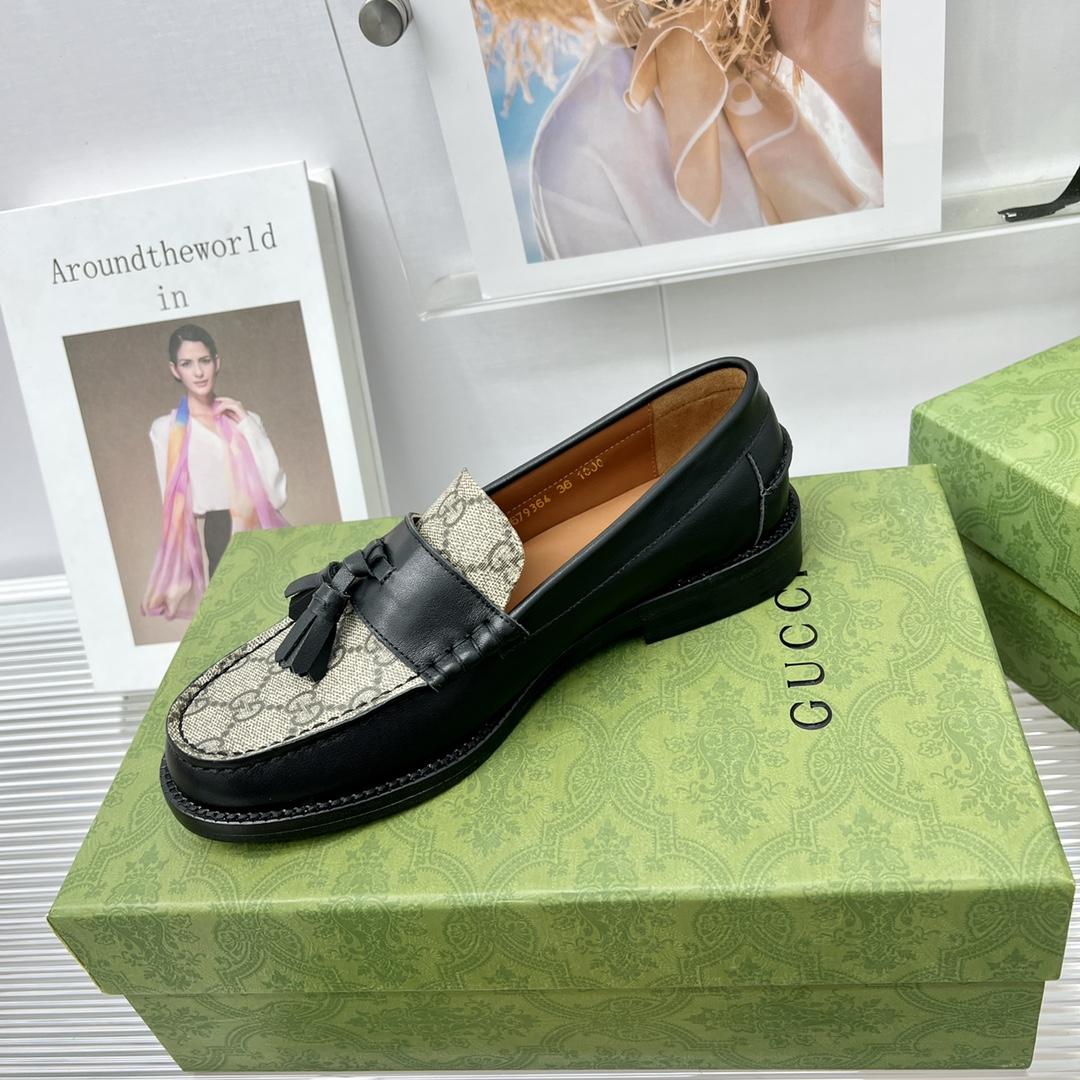 Gucci GG Loafer With Tassel - DopestKickz