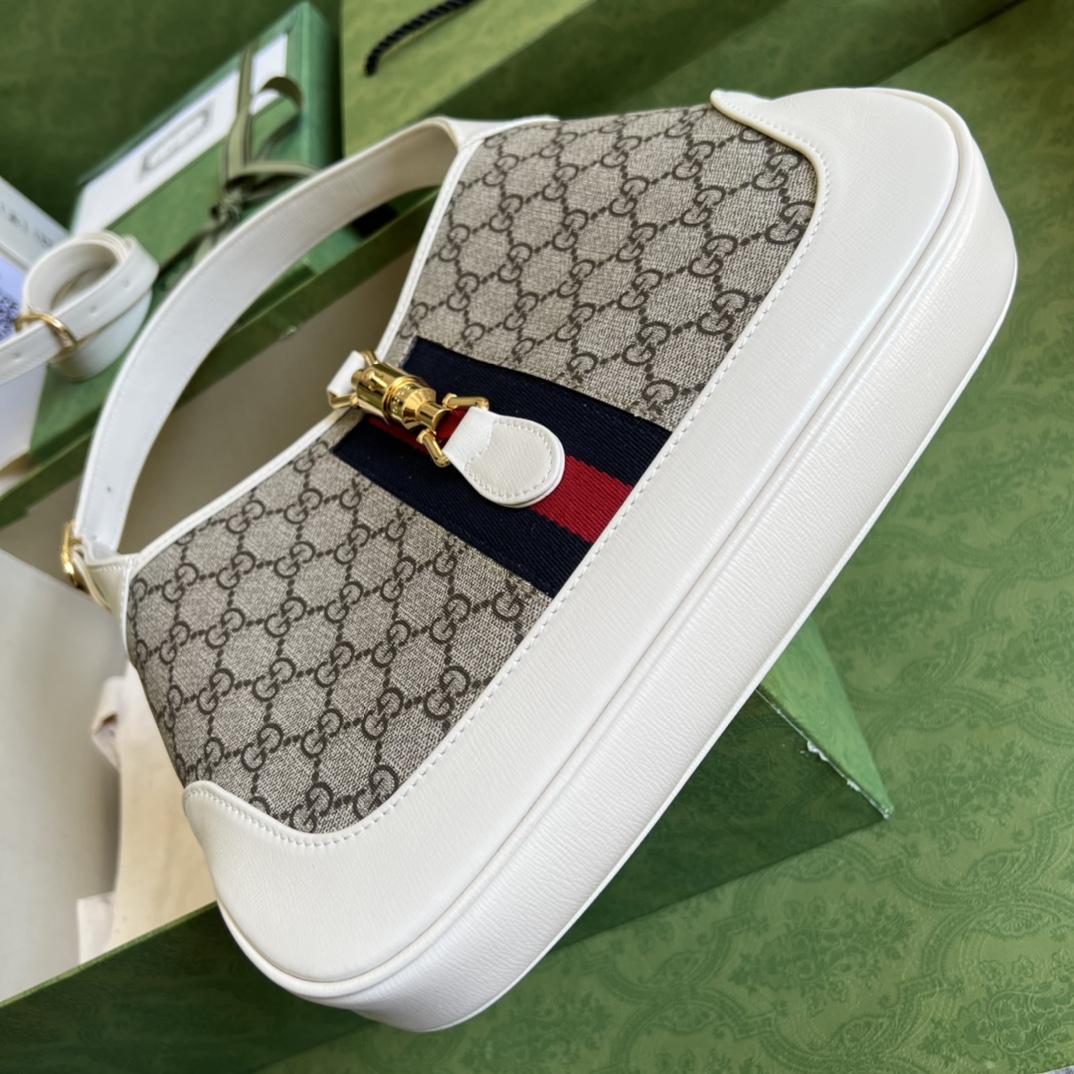 Gucci Jackie 1961 Small Shoulder Bag(28*19*4.5cm)   - DopestKickz