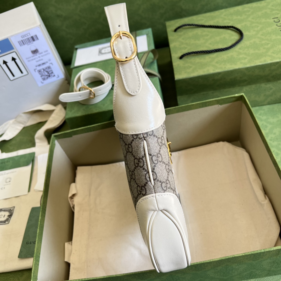 Gucci Jackie 1961 Small Shoulder Bag(28*19*4.5cm)   - DopestKickz