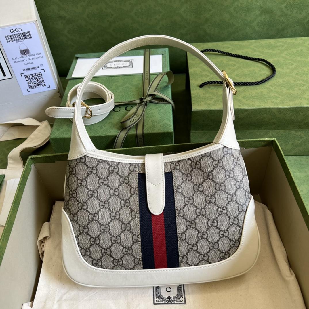 Gucci Jackie 1961 Small Shoulder Bag(28*19*4.5cm)   - DopestKickz