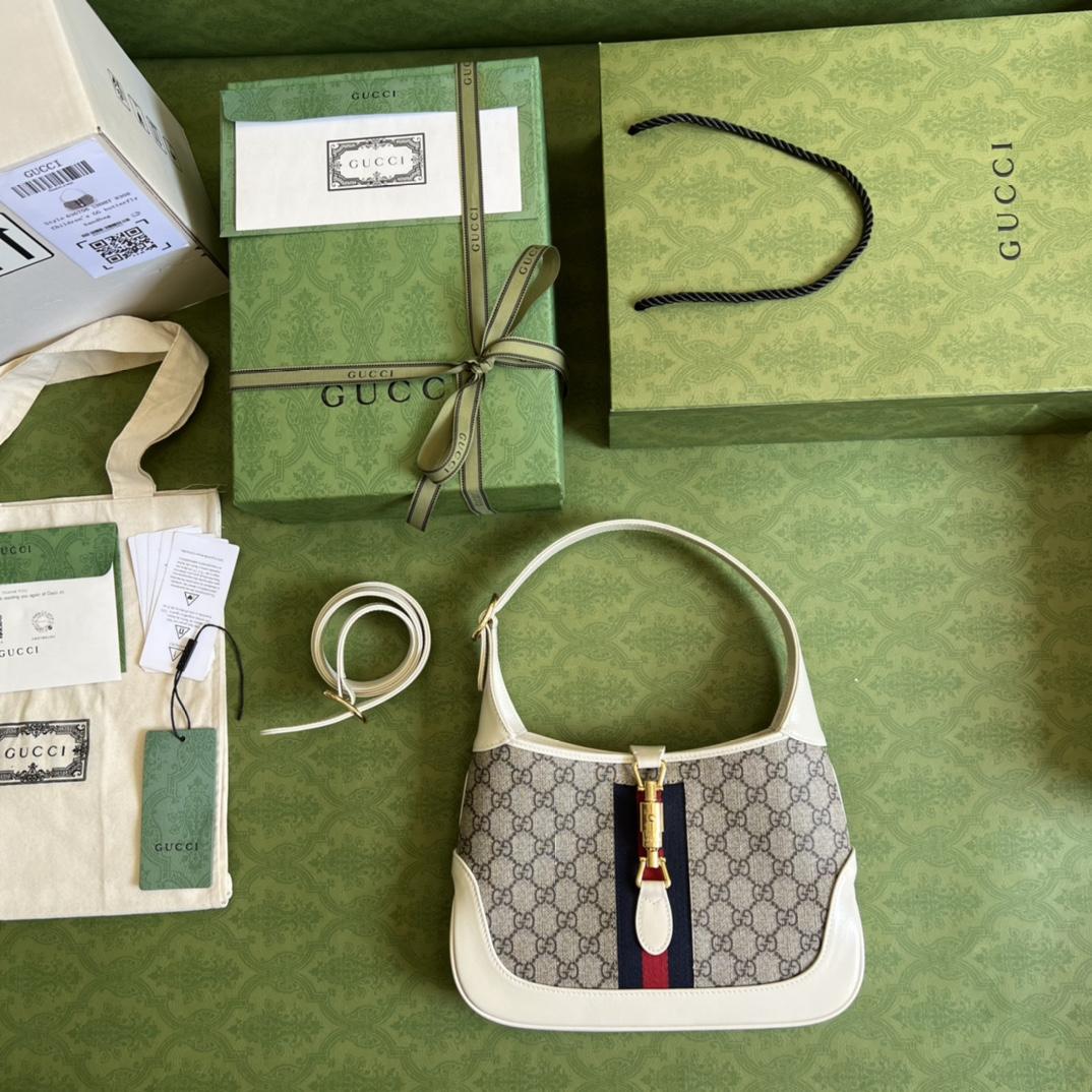Gucci Jackie 1961 Small Shoulder Bag(28*19*4.5cm)   - DopestKickz
