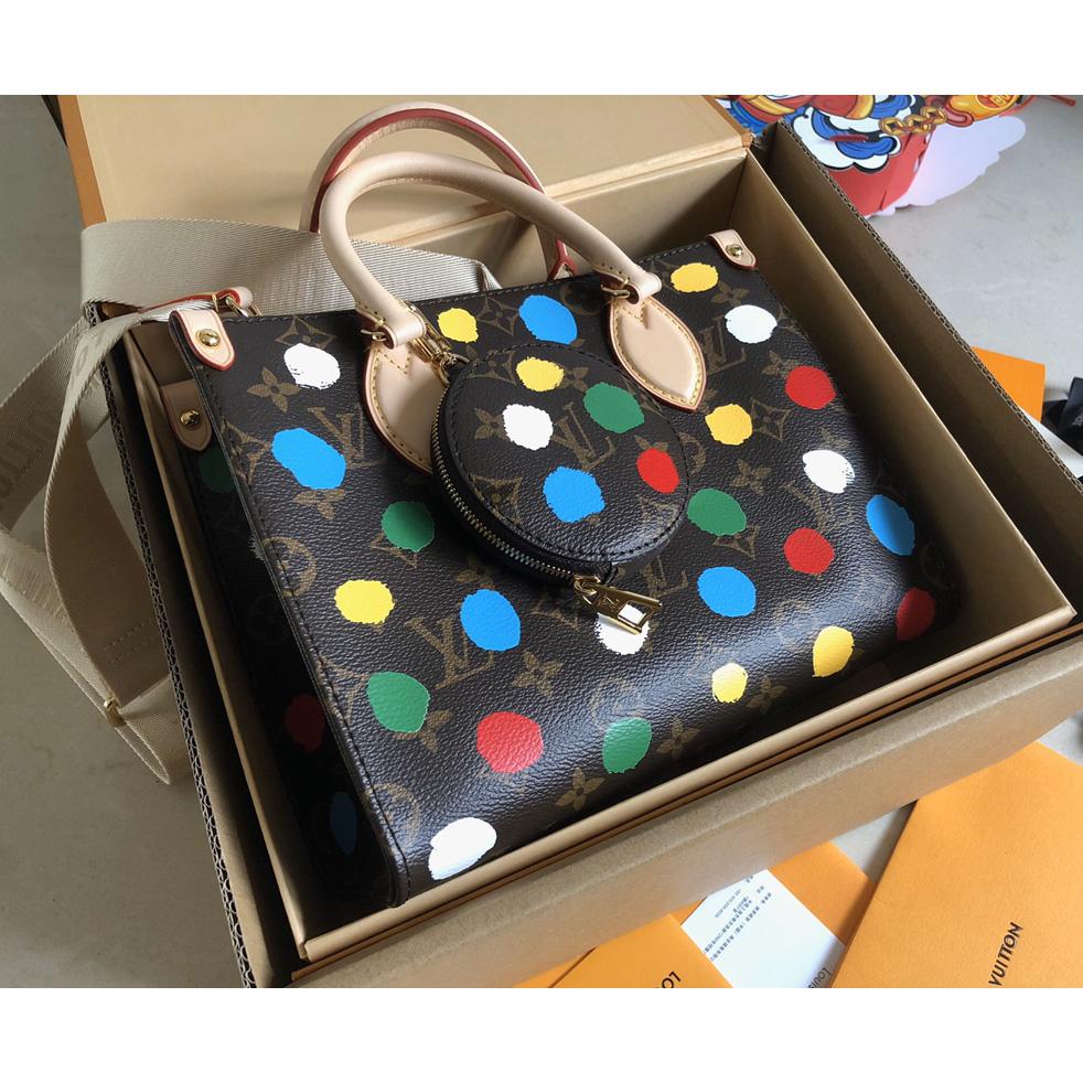 Louis Vuitton LV x YK OnTheGo PM​ (25 x 19 x 11.5 CM)   M46380 - DopestKickz
