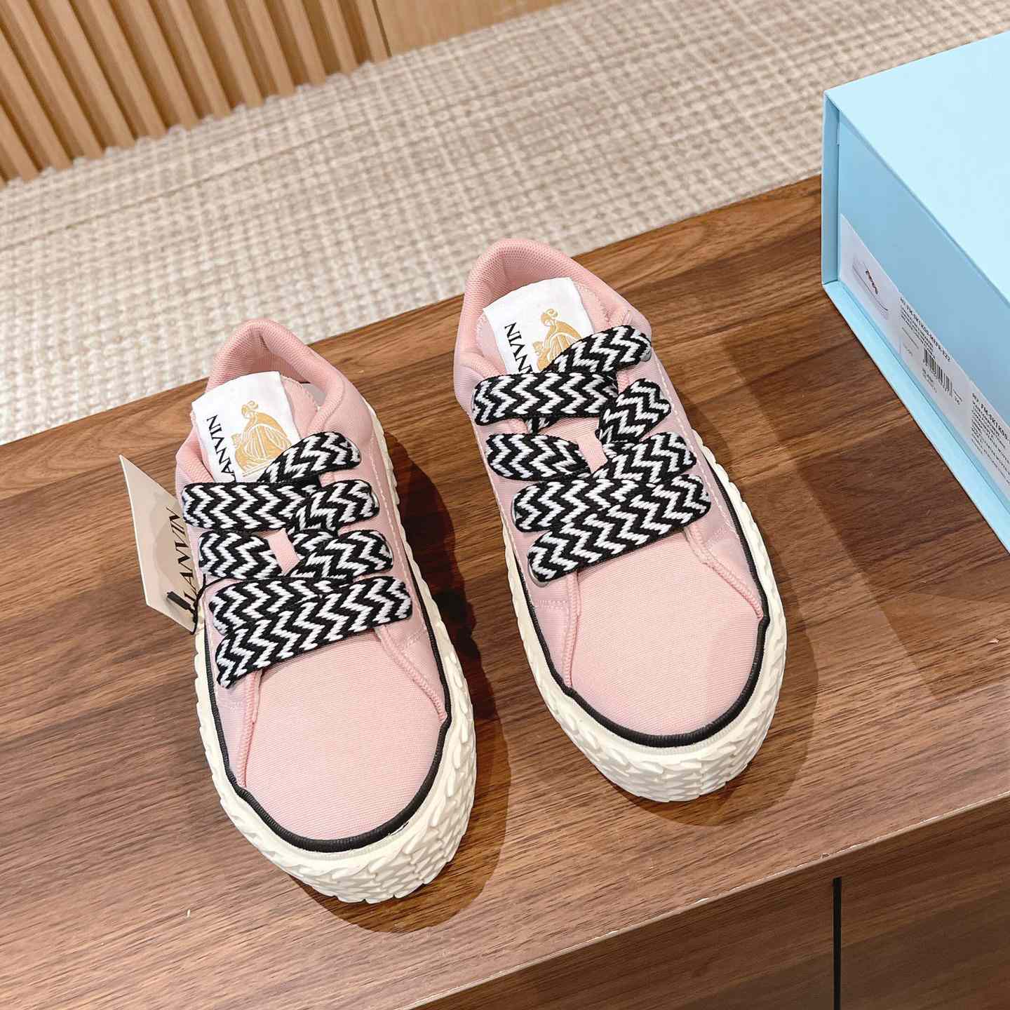 Lanvin Curbies Low-Top Sneakers - DopestKickz