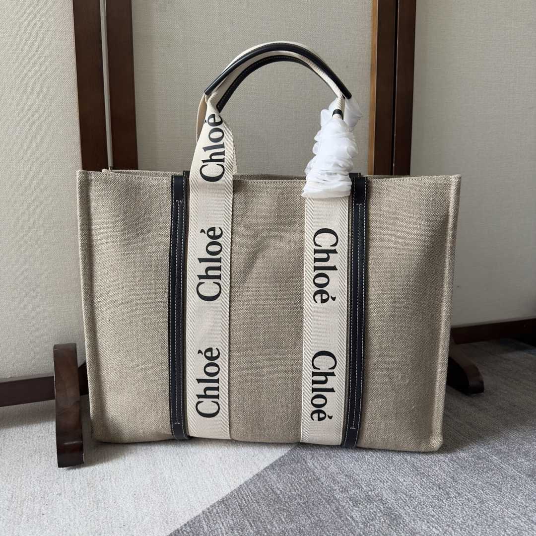 Chloe Large Woody Tote Bag(45-33-13 cm) - DopestKickz