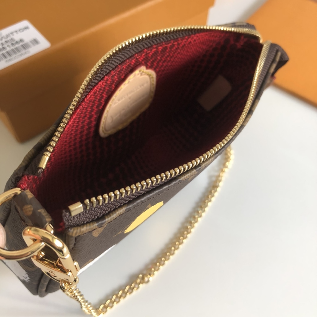 Louis Vuitton LV x YK Mini Pochette Accessoires(14 x 9 x 2cm)        M81866 - DopestKickz
