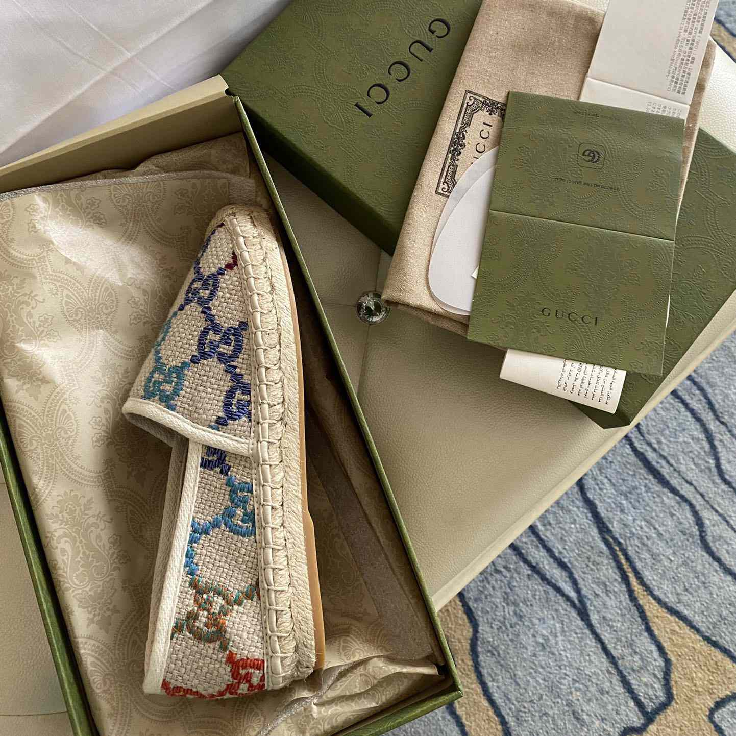 Gucci GG Jacquard Espadrilles - DopestKickz