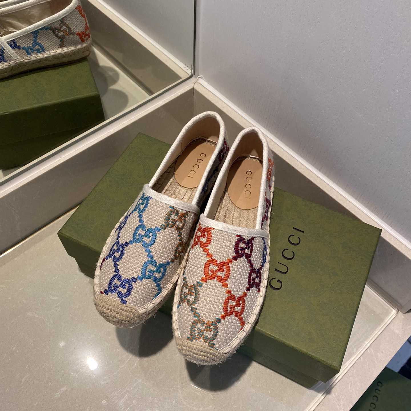 Gucci GG Jacquard Espadrilles - DopestKickz