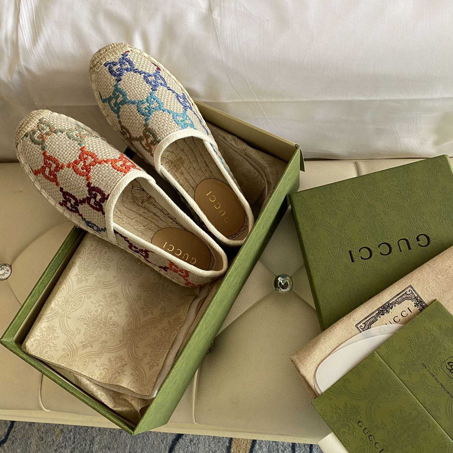 Gucci GG Jacquard Espadrilles - DopestKickz