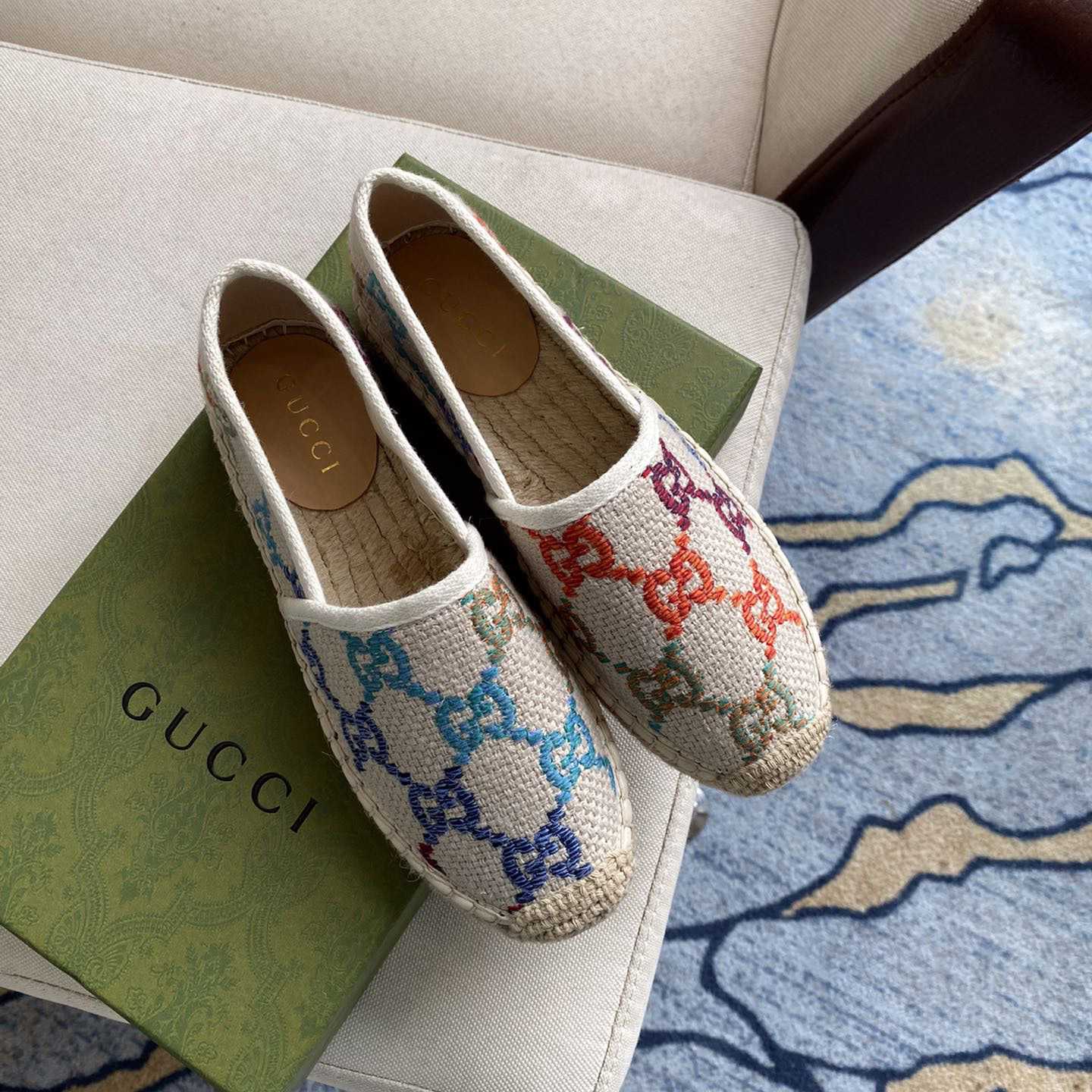 Gucci GG Jacquard Espadrilles - DopestKickz