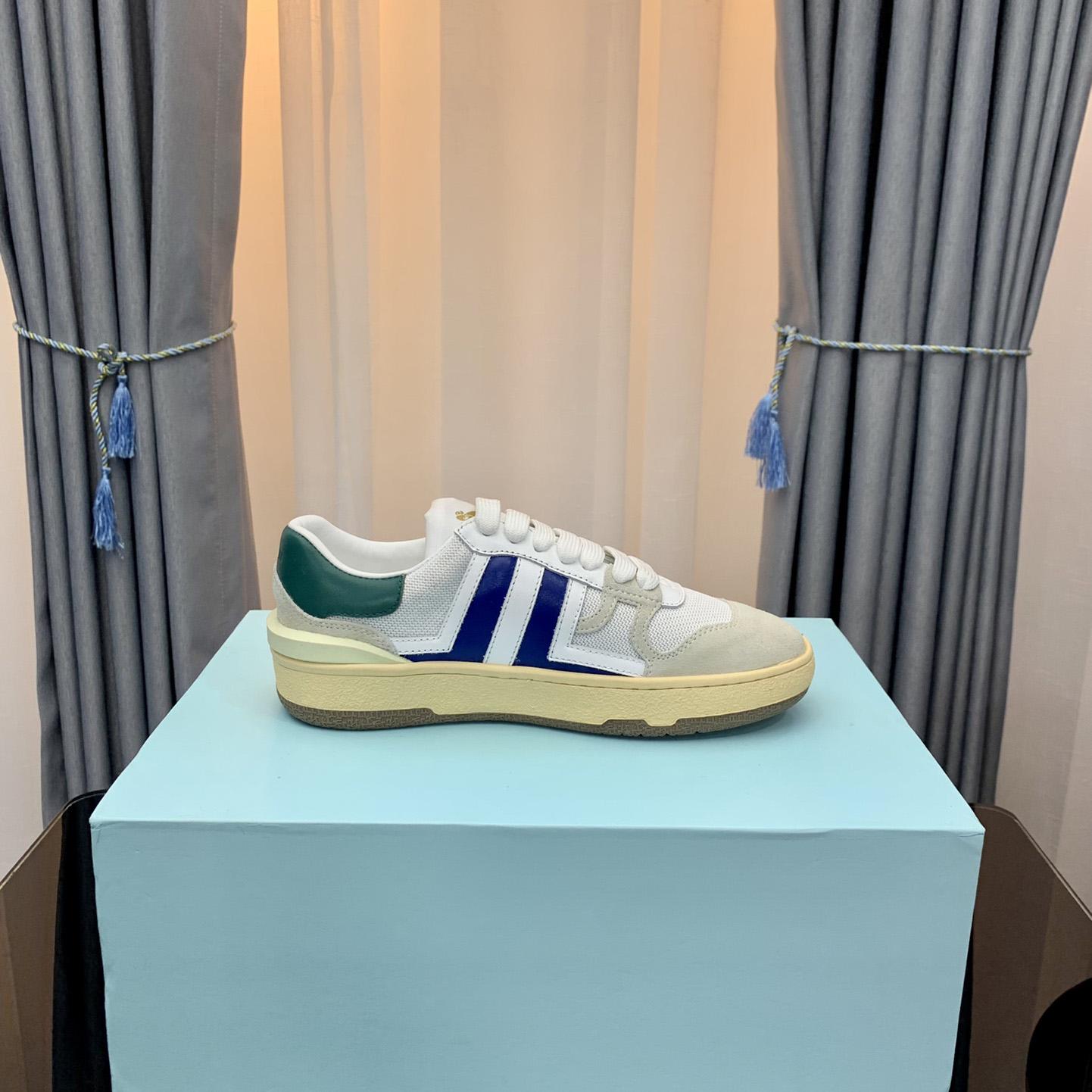 Lanvin Leather Clay Low-Top Sneakers - DopestKickz