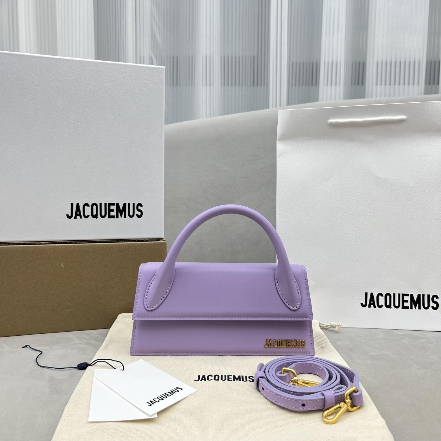 Jacquemus Le Chiquito Long Signature Handbag(21-10-6cm) - DopestKickz