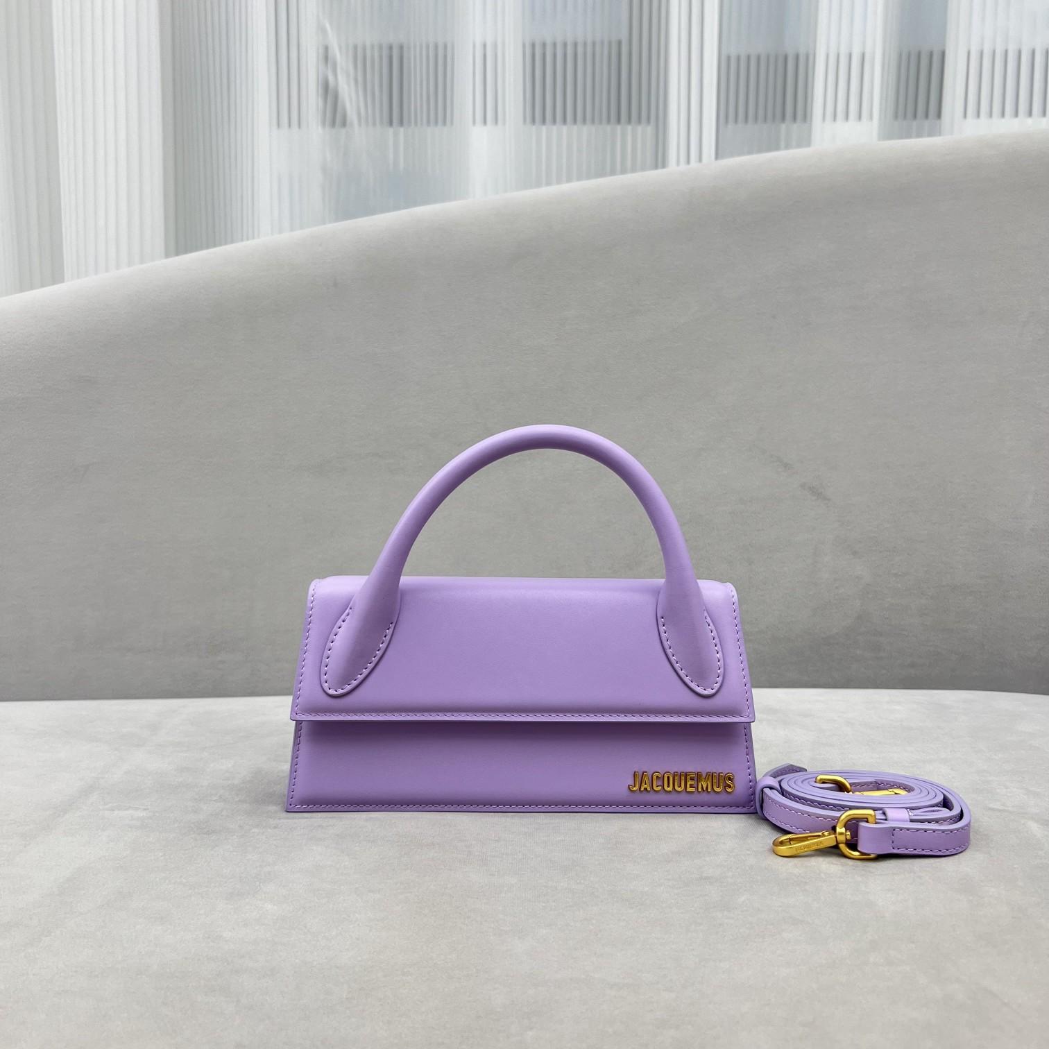Jacquemus Le Chiquito Long Signature Handbag(21-10-6cm) - DopestKickz