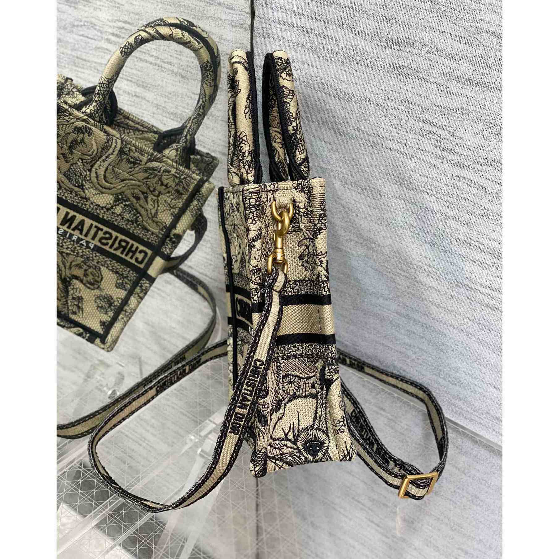 Dior Mini Dior Book Tote Phone Bag - DopestKickz