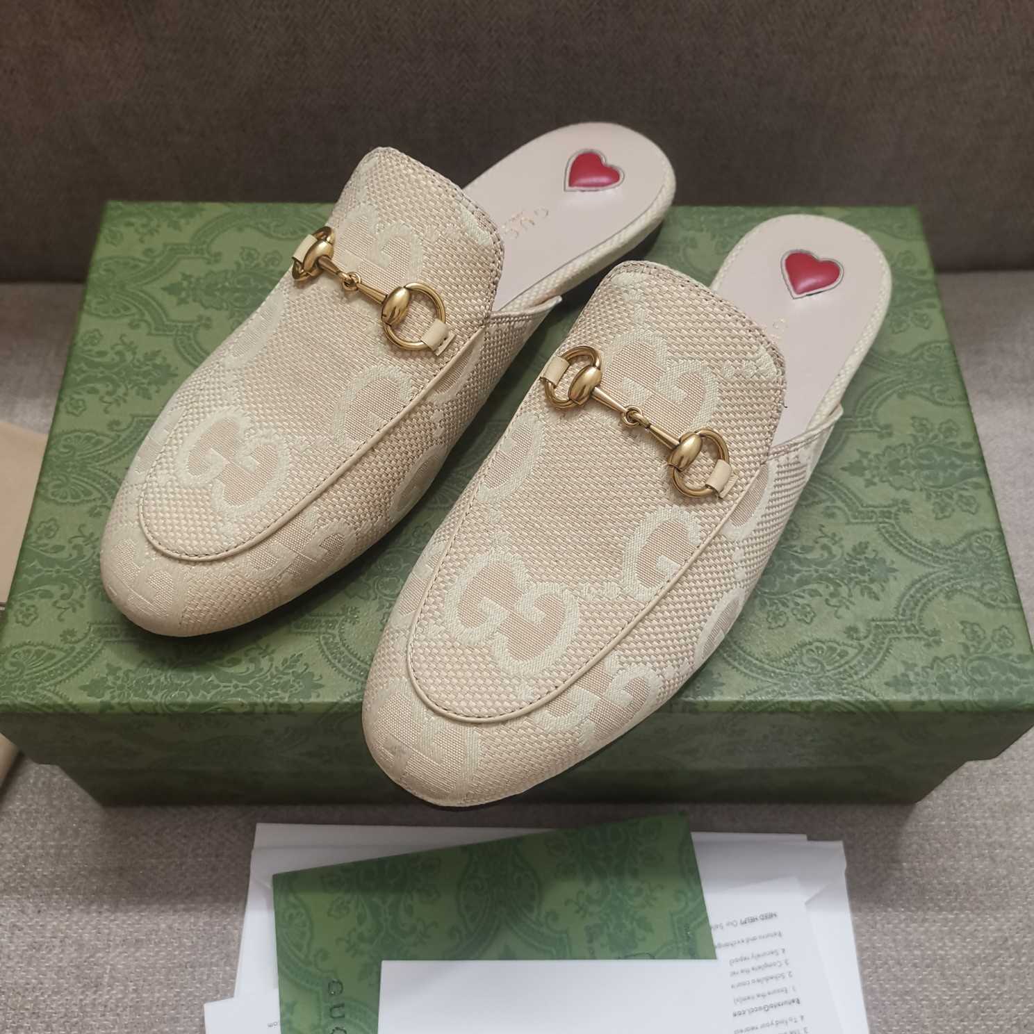 Gucci Women's Jumbo GG Princetown Slipper - DopestKickz