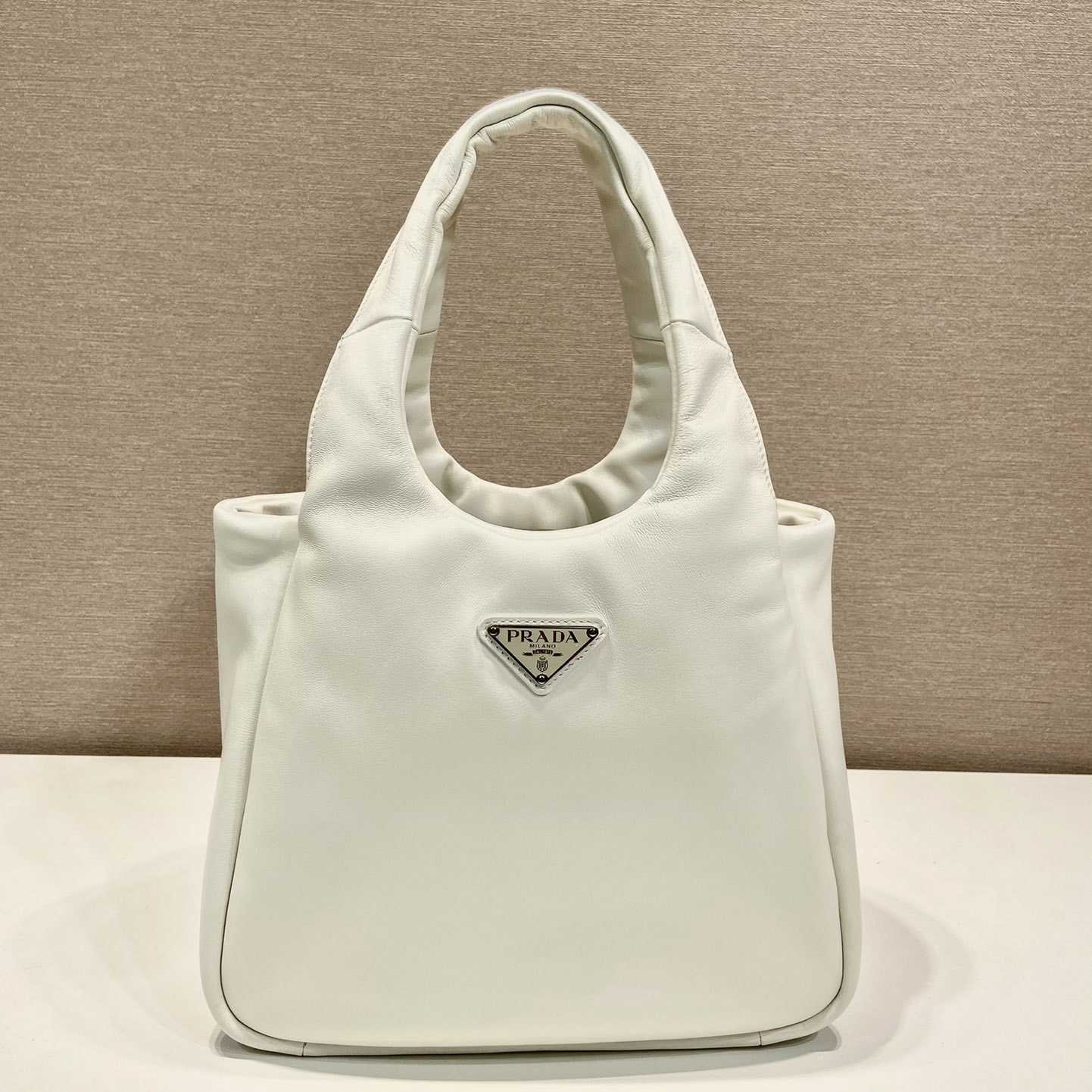 Prada Medium Padded Prada Soft Nappa Leather Bag - DopestKickz