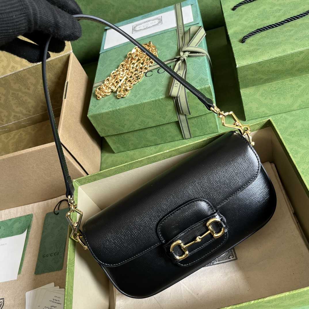 Gucci Horsebit 1955 Small Shoulder Bag(24-13-5cm)   - DopestKickz