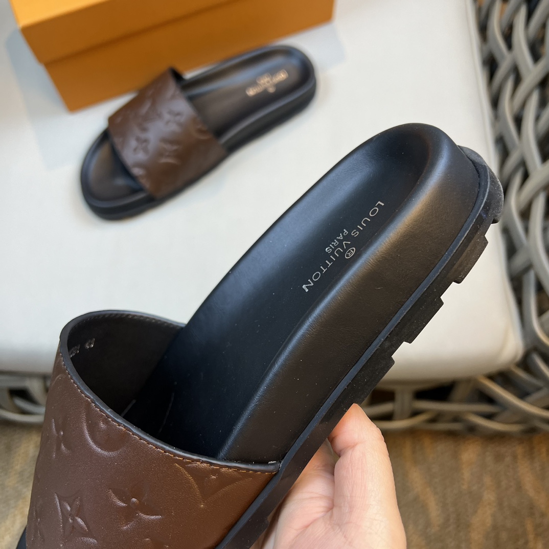 Louis Vuitton Monogram Sandals - DopestKickz