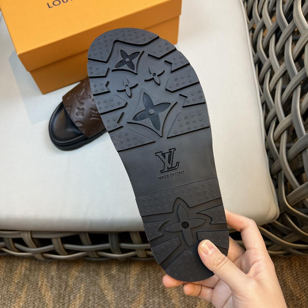 Louis Vuitton Monogram Sandals - DopestKickz