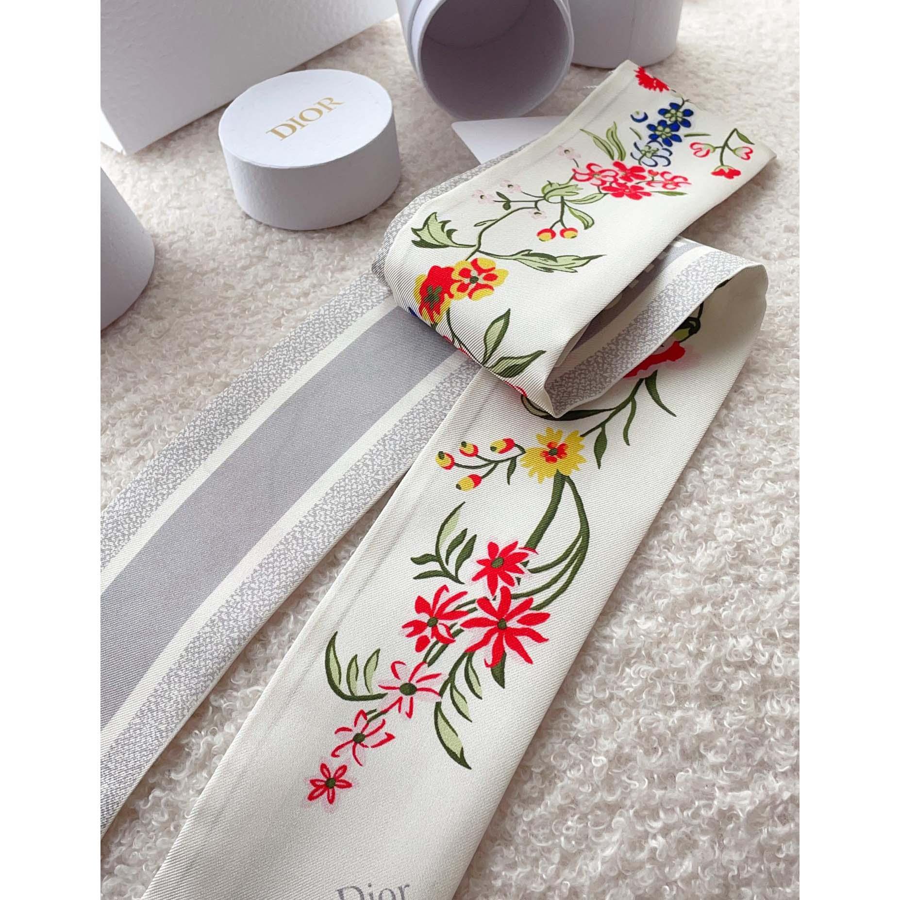 Dior Petites Fleurs Mitzah Scarf - DopestKickz