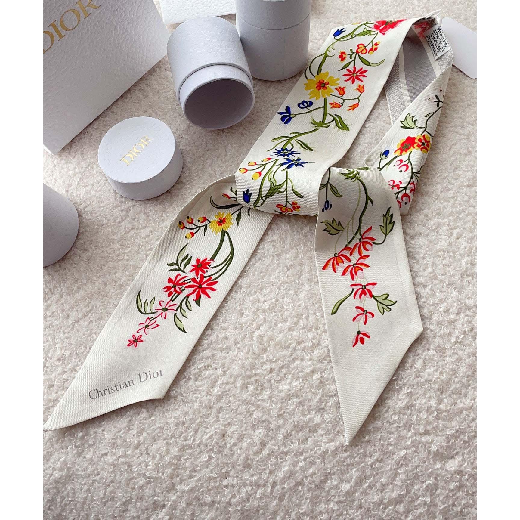 Dior Petites Fleurs Mitzah Scarf - DopestKickz