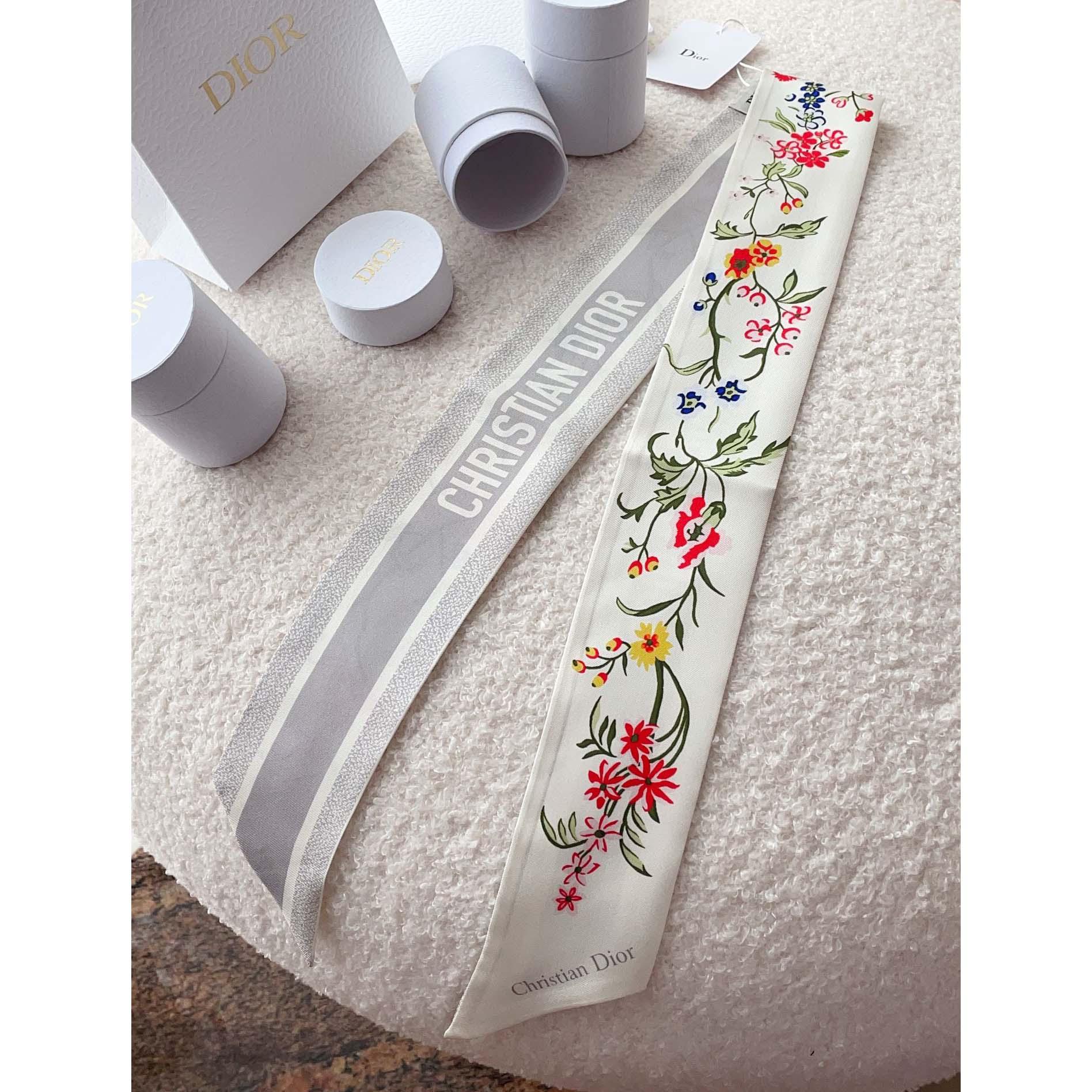 Dior Petites Fleurs Mitzah Scarf - DopestKickz
