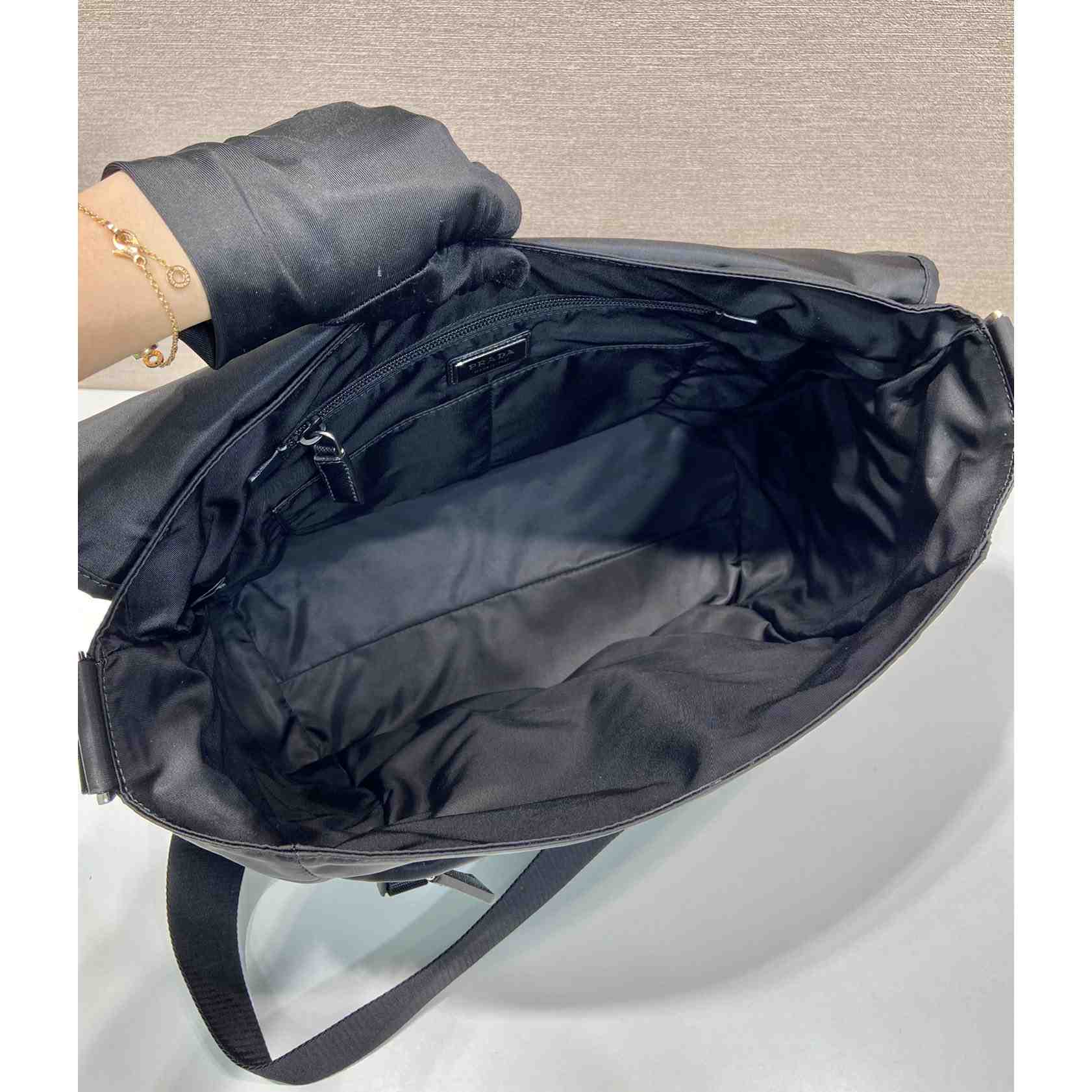 Prada Re-Nylon And Saffiano Shoulder Bag - DopestKickz