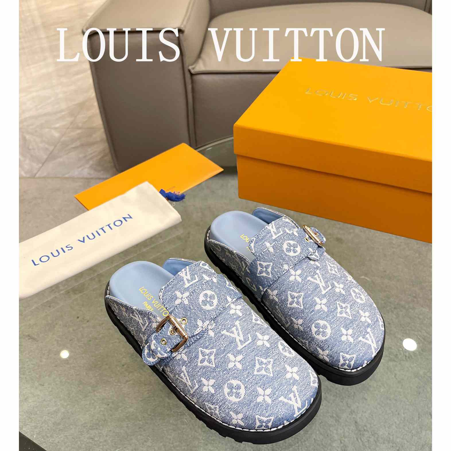 Louis Vuitton Lv Cosy Flat Comfort Clog         1AB3PD - DopestKickz