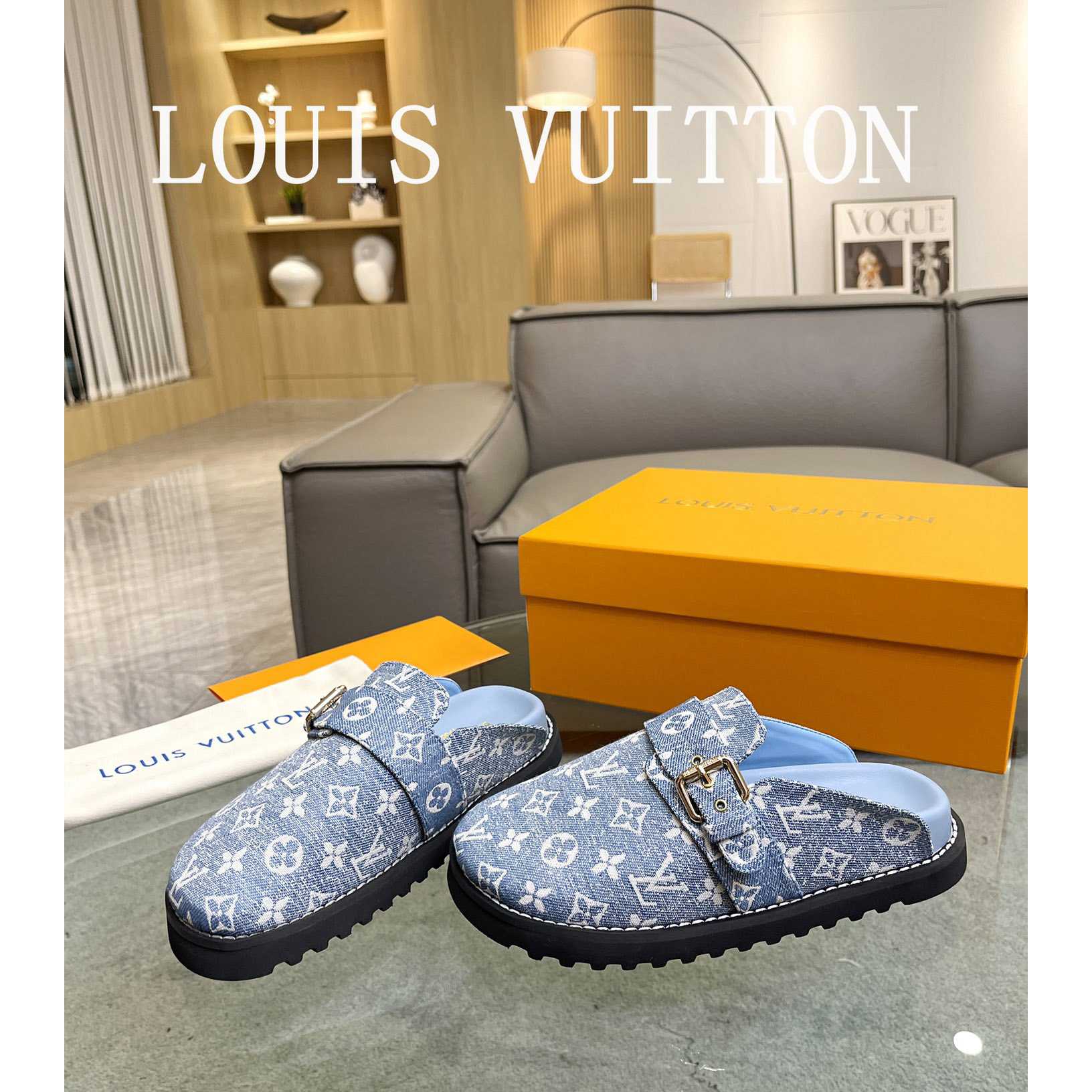 Louis Vuitton Lv Cosy Flat Comfort Clog         1AB3PD - DopestKickz