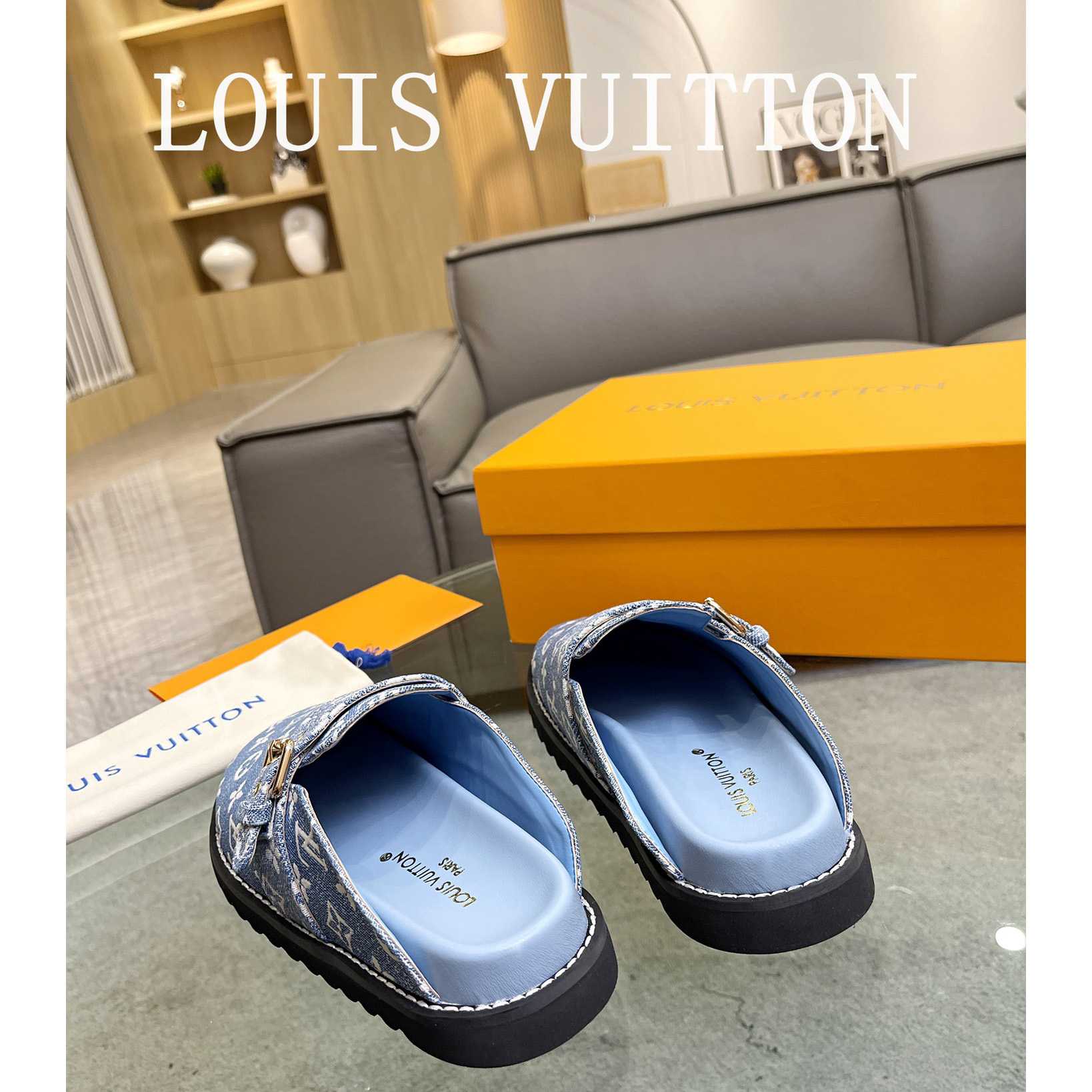 Louis Vuitton Lv Cosy Flat Comfort Clog         1AB3PD - DopestKickz