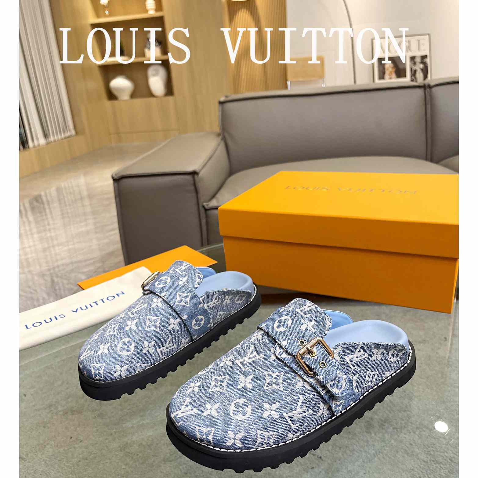 Louis Vuitton Lv Cosy Flat Comfort Clog         1AB3PD - DopestKickz