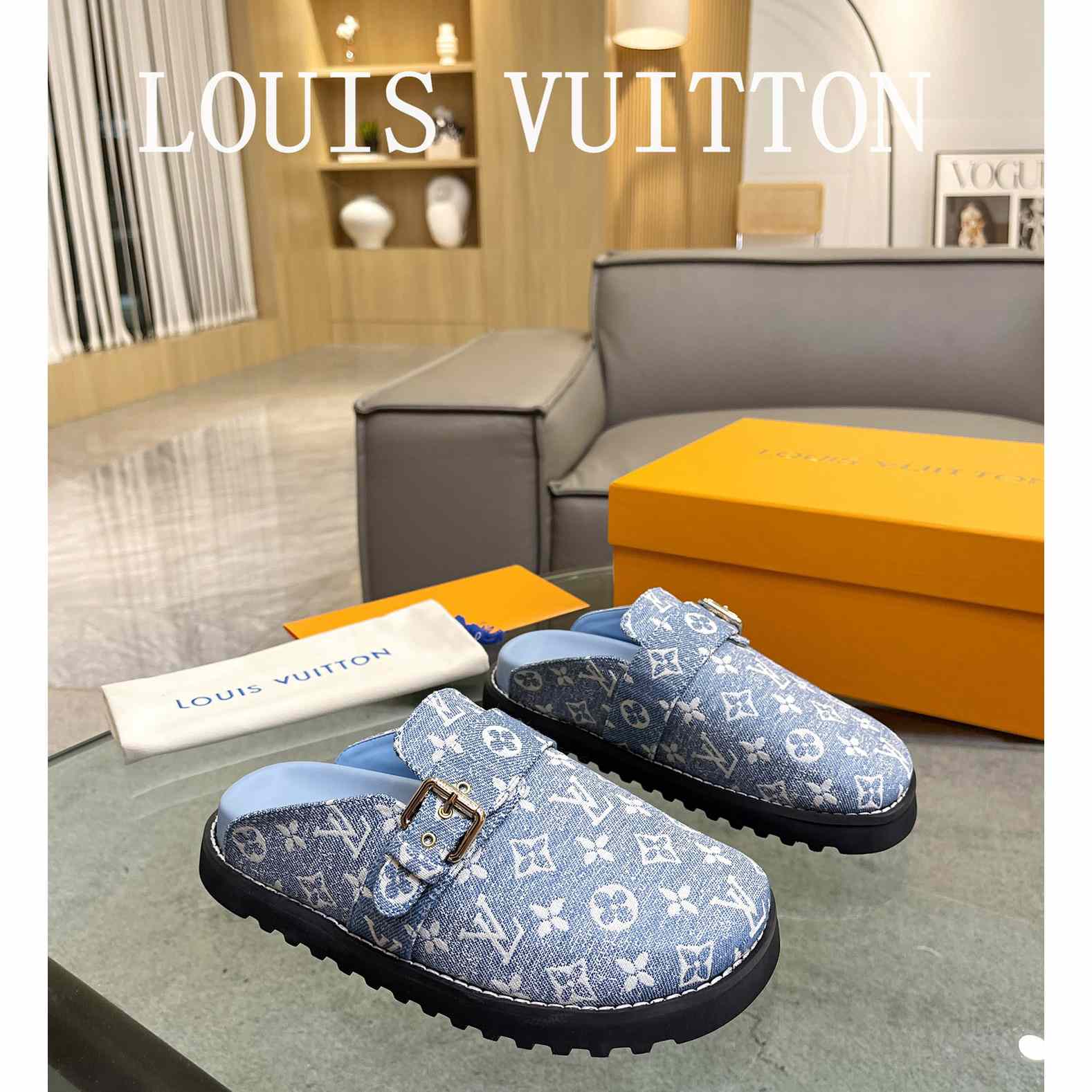 Louis Vuitton Lv Cosy Flat Comfort Clog         1AB3PD - DopestKickz