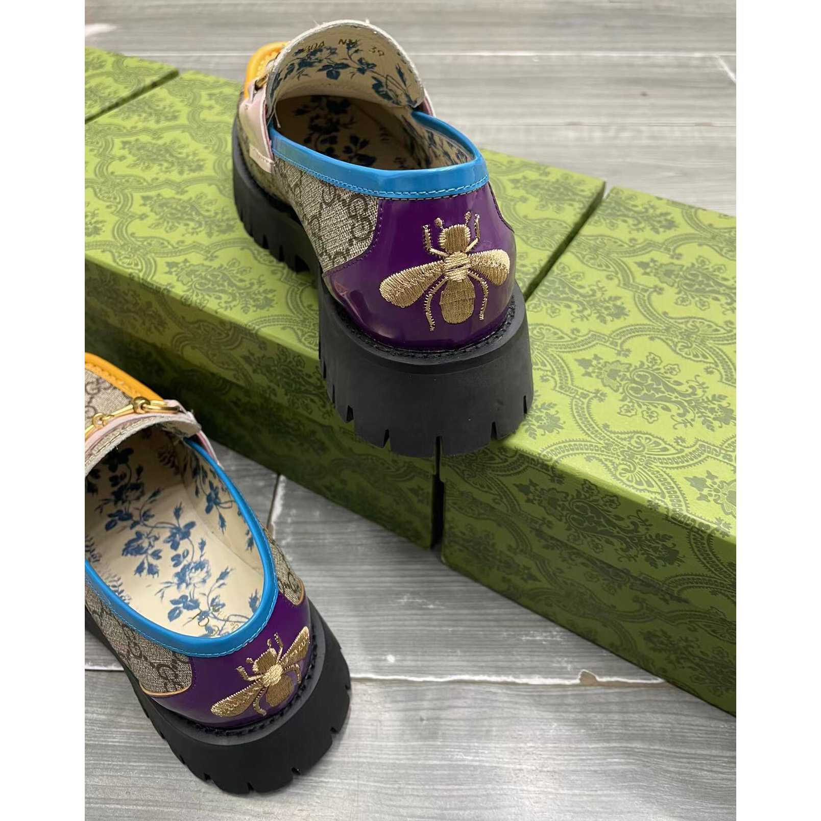 Gucci Women's GG Lug Sole Loafer - DopestKickz