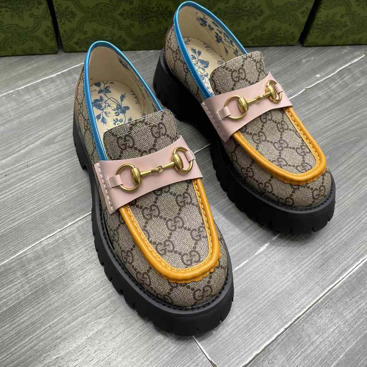 Gucci Women's GG Lug Sole Loafer - DopestKickz