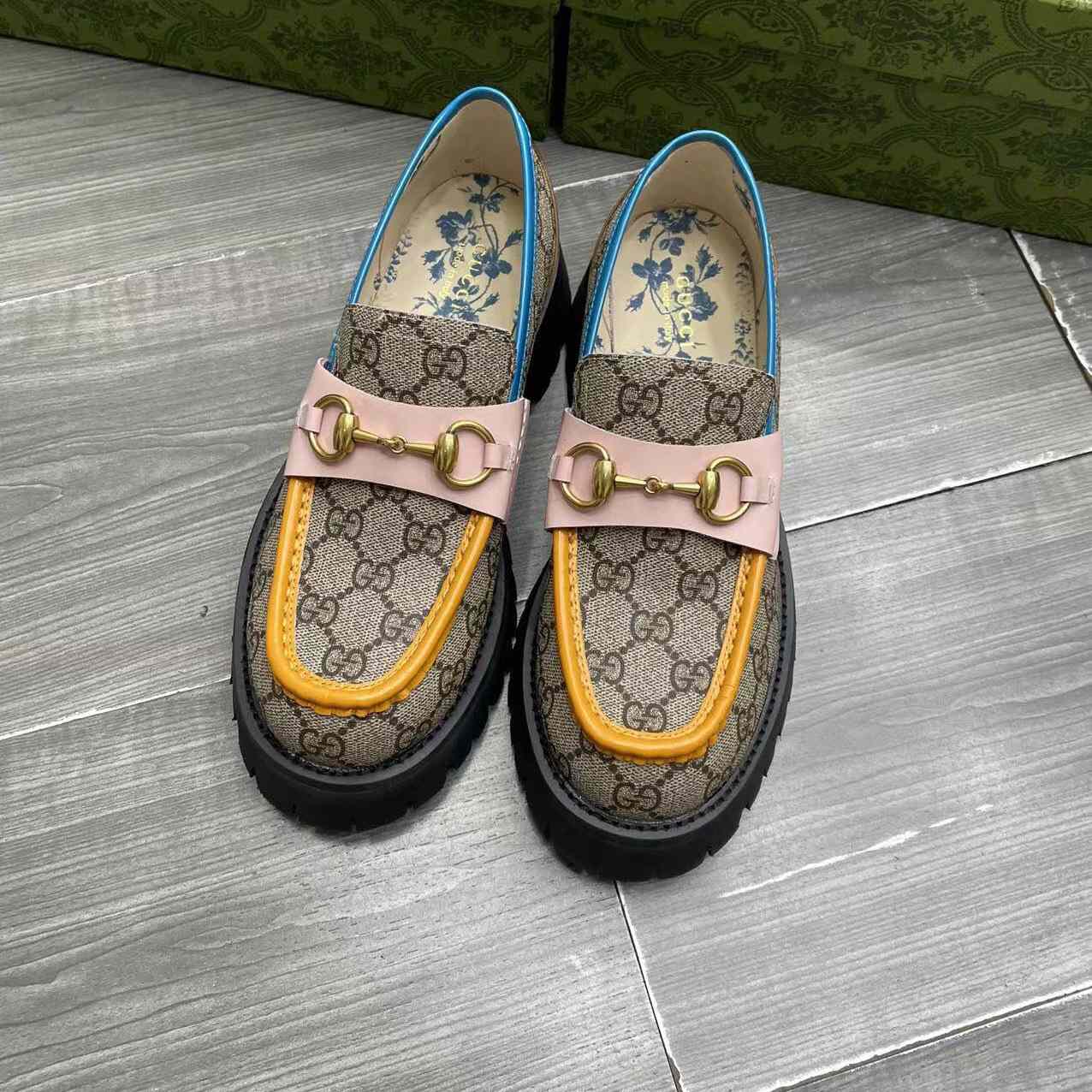 Gucci Women's GG Lug Sole Loafer - DopestKickz