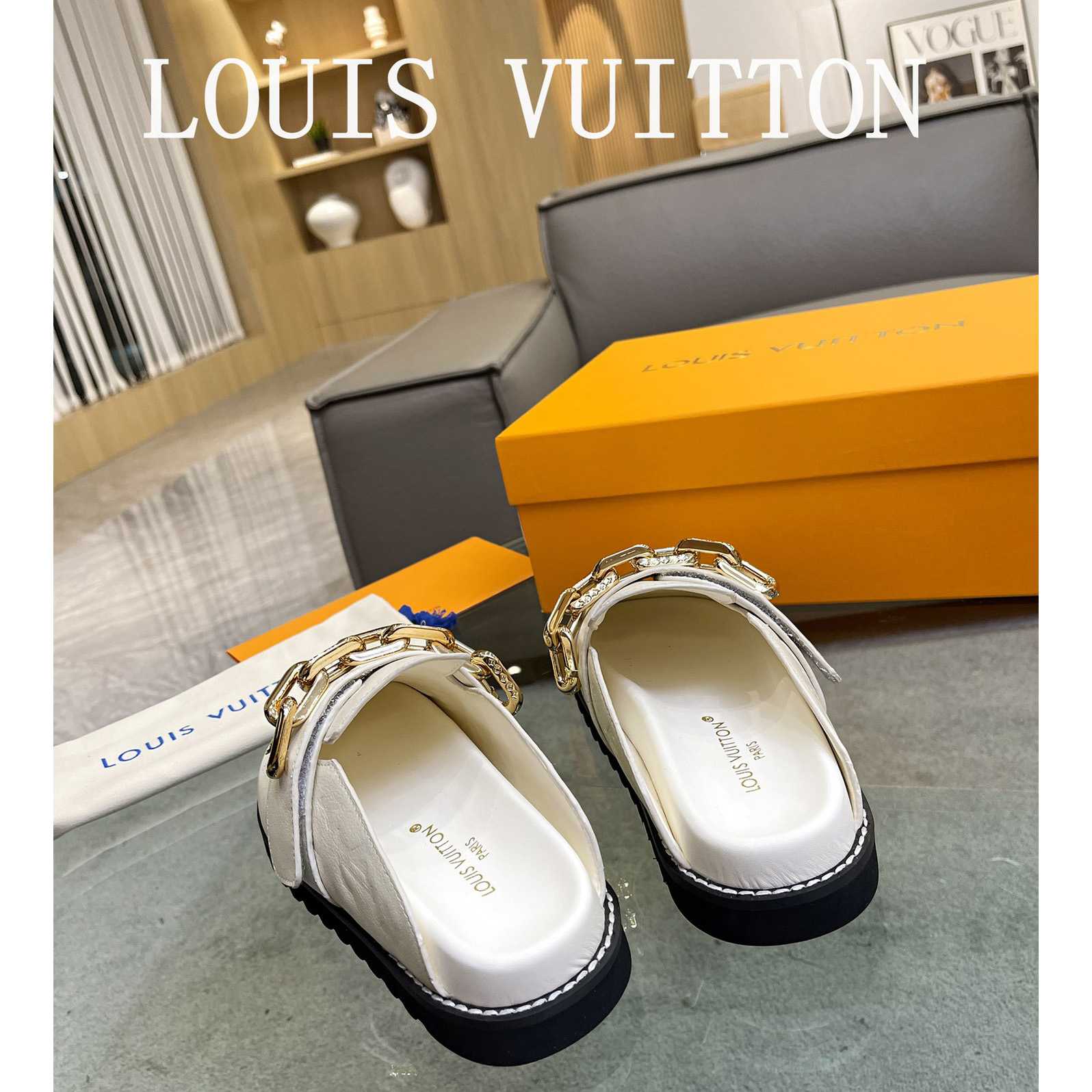 Louis Vuitton Lv Cosy Flat Comfort Clog         - DopestKickz