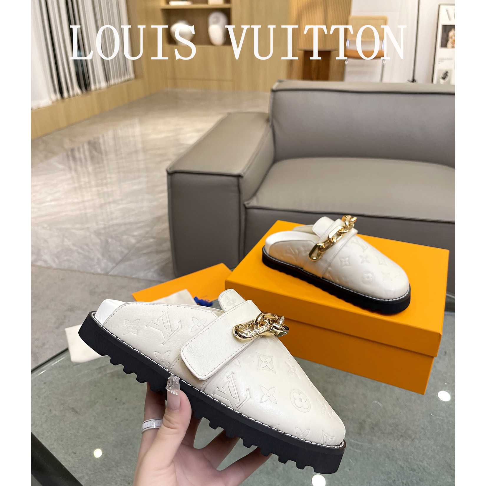 Louis Vuitton Lv Cosy Flat Comfort Clog         - DopestKickz