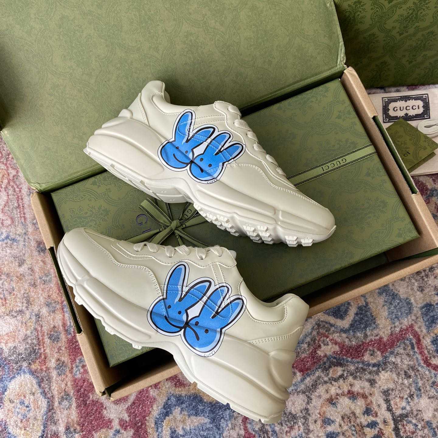 Gucci Rhyton Sneakers(upon uk size) - DopestKickz