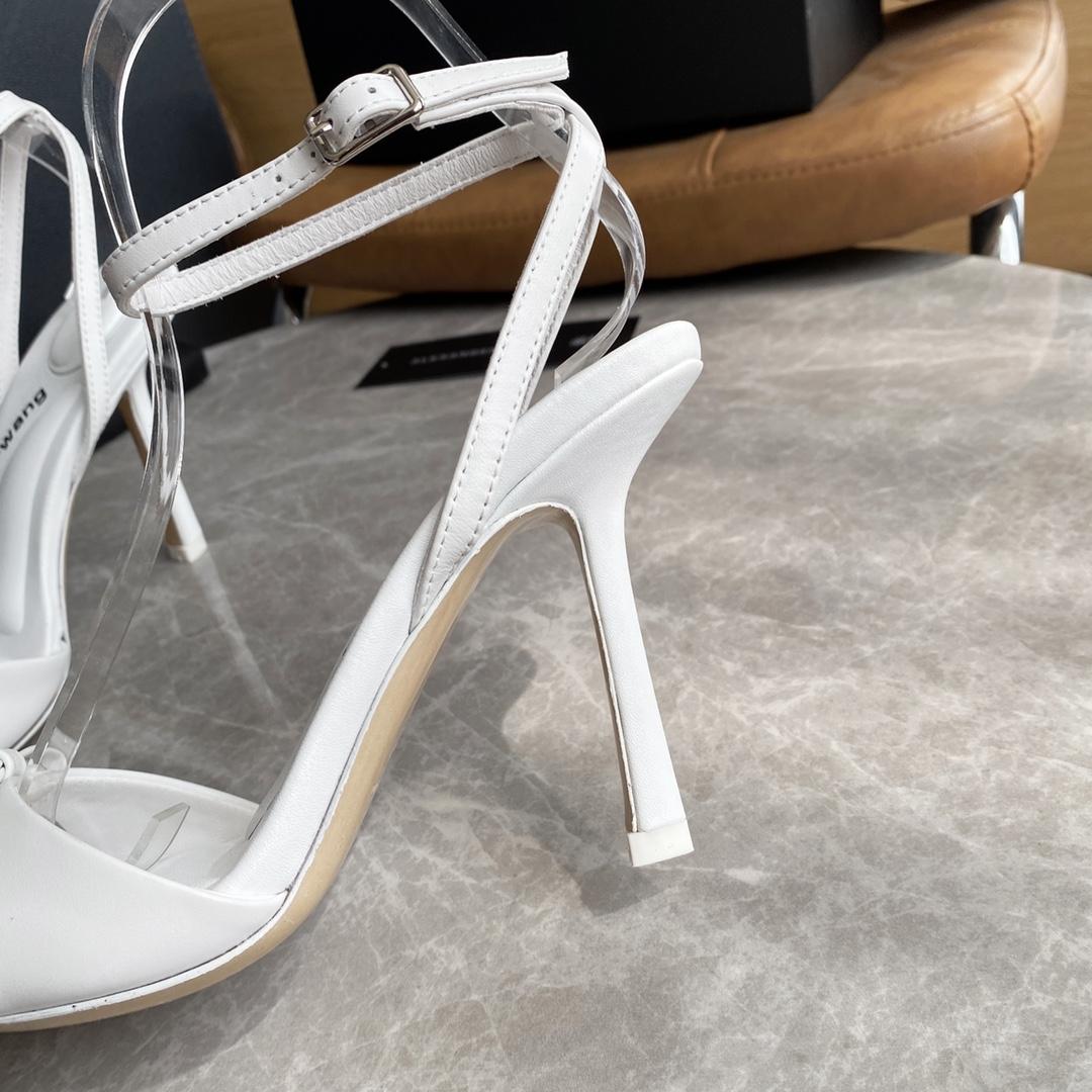 Alexander Wang Dahlia 105 Bow Sandal In Satin - DopestKickz