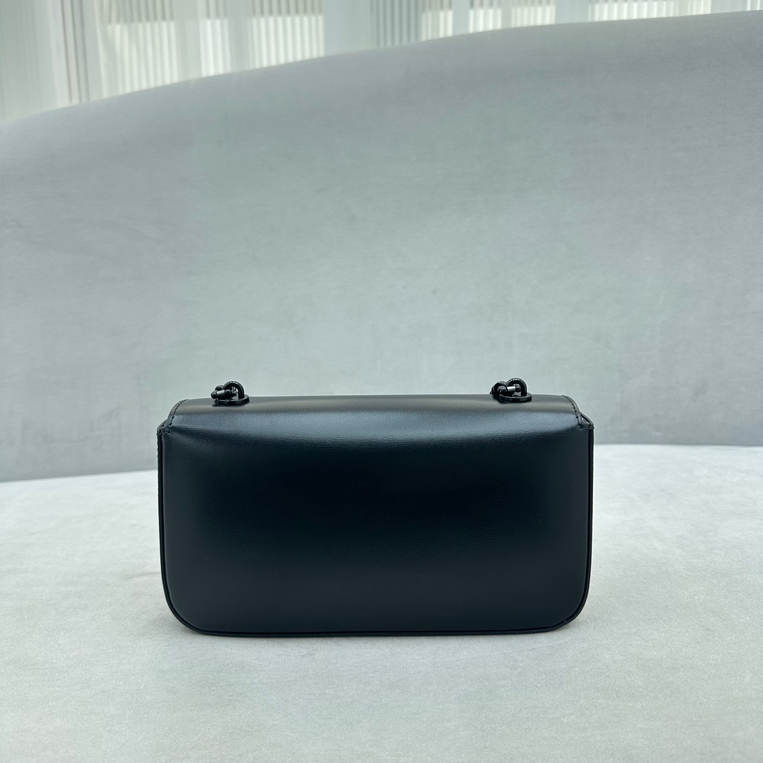 Celine Chain Shoulder Bag Triomphe In Shiny Calfskin - DopestKickz