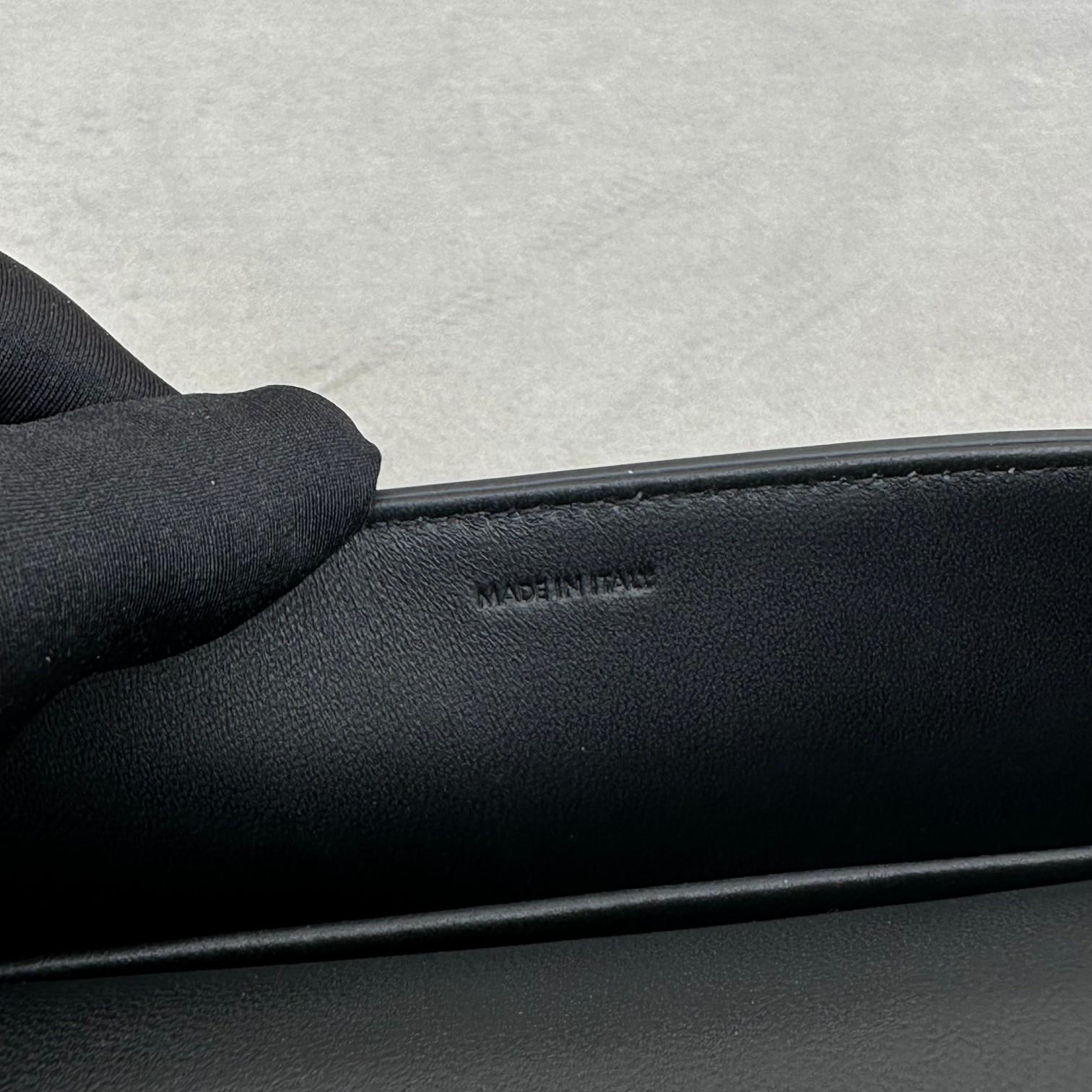 Celine Chain Shoulder Bag Triomphe In Shiny Calfskin - DopestKickz