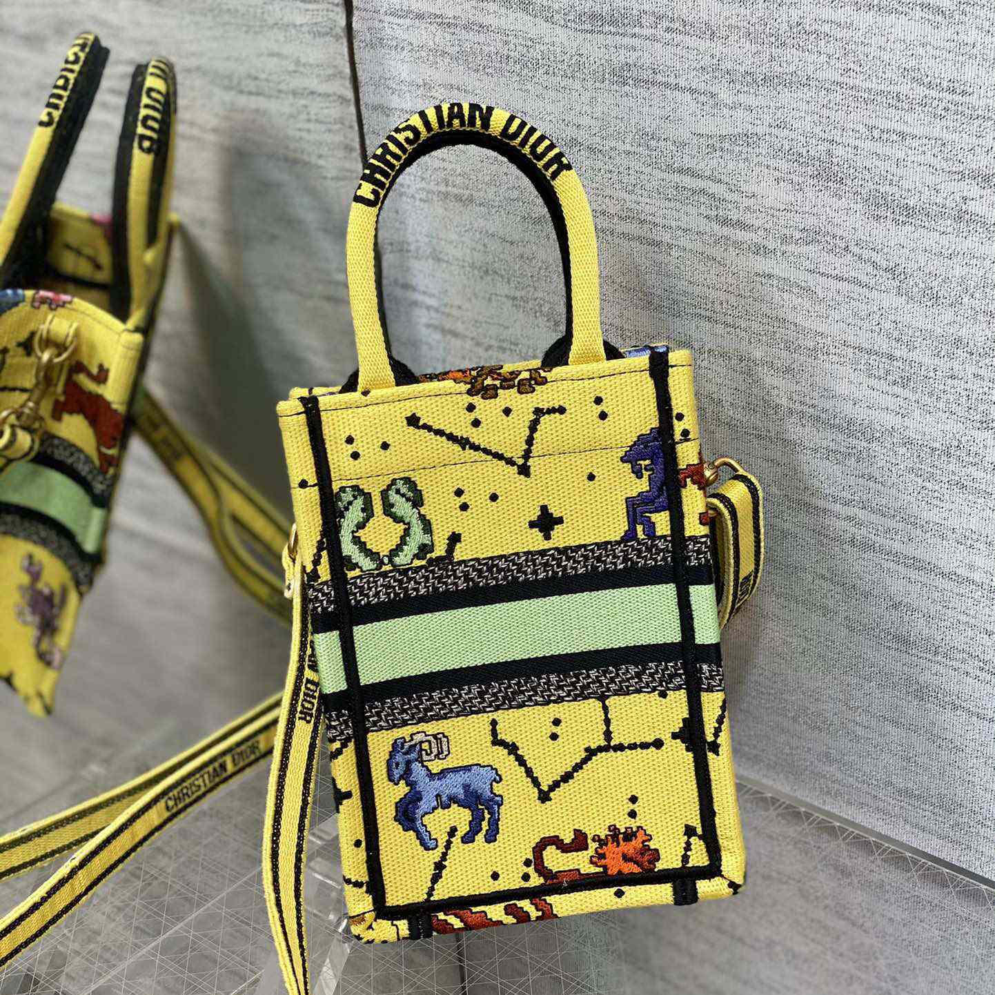 Dior Mini Dior Book Tote Phone Bag - DopestKickz