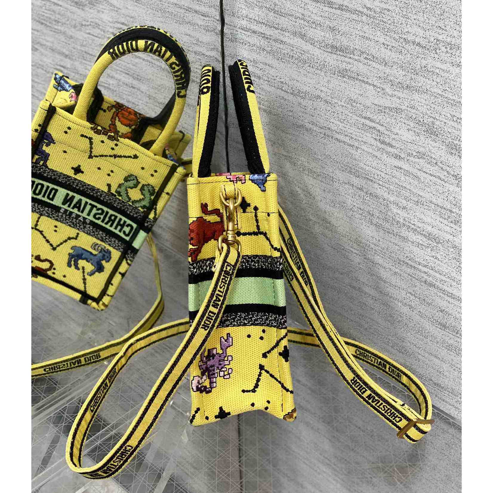 Dior Mini Dior Book Tote Phone Bag - DopestKickz