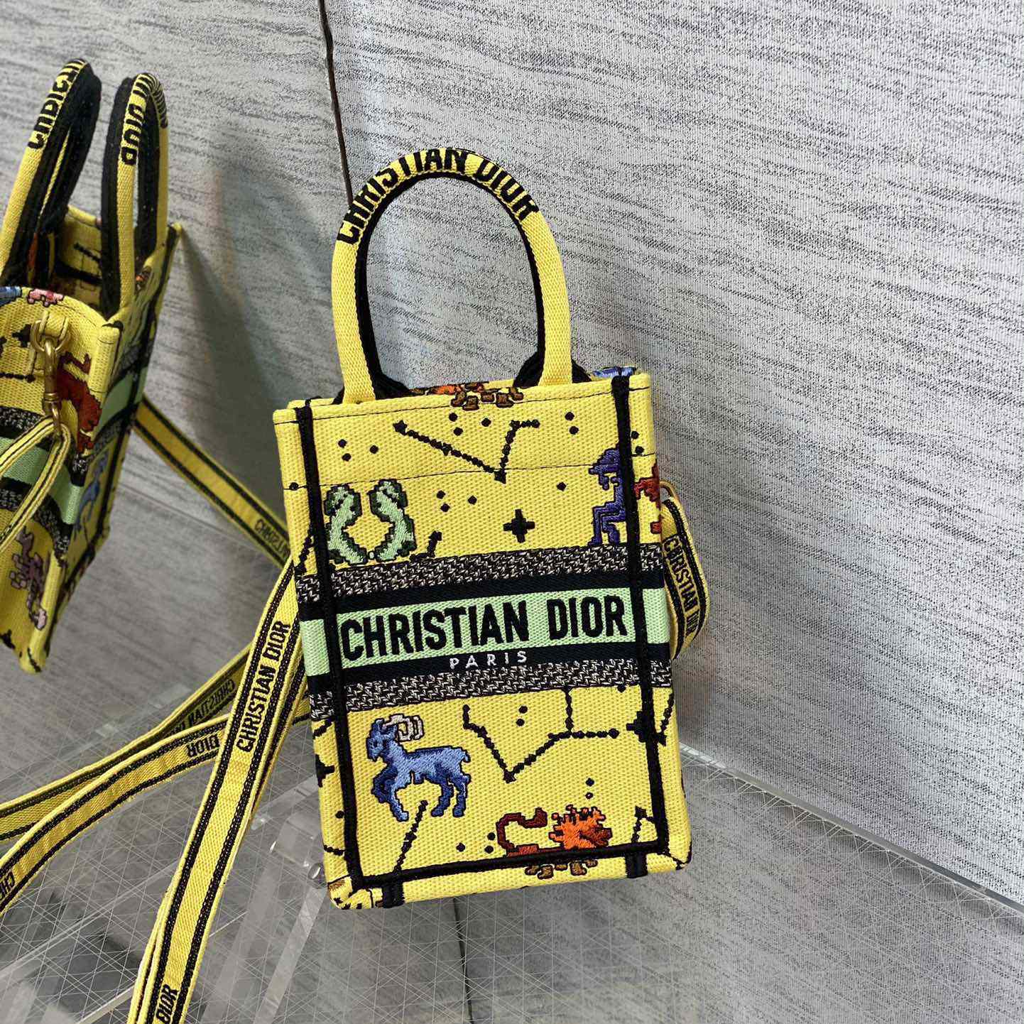 Dior Mini Dior Book Tote Phone Bag - DopestKickz