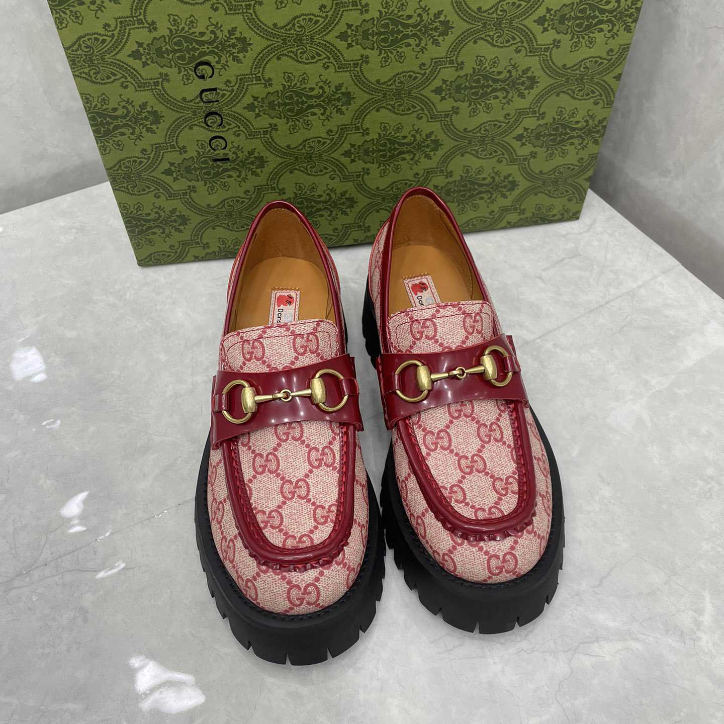 Gucci Women's GG Lug Sole Loafer - DopestKickz