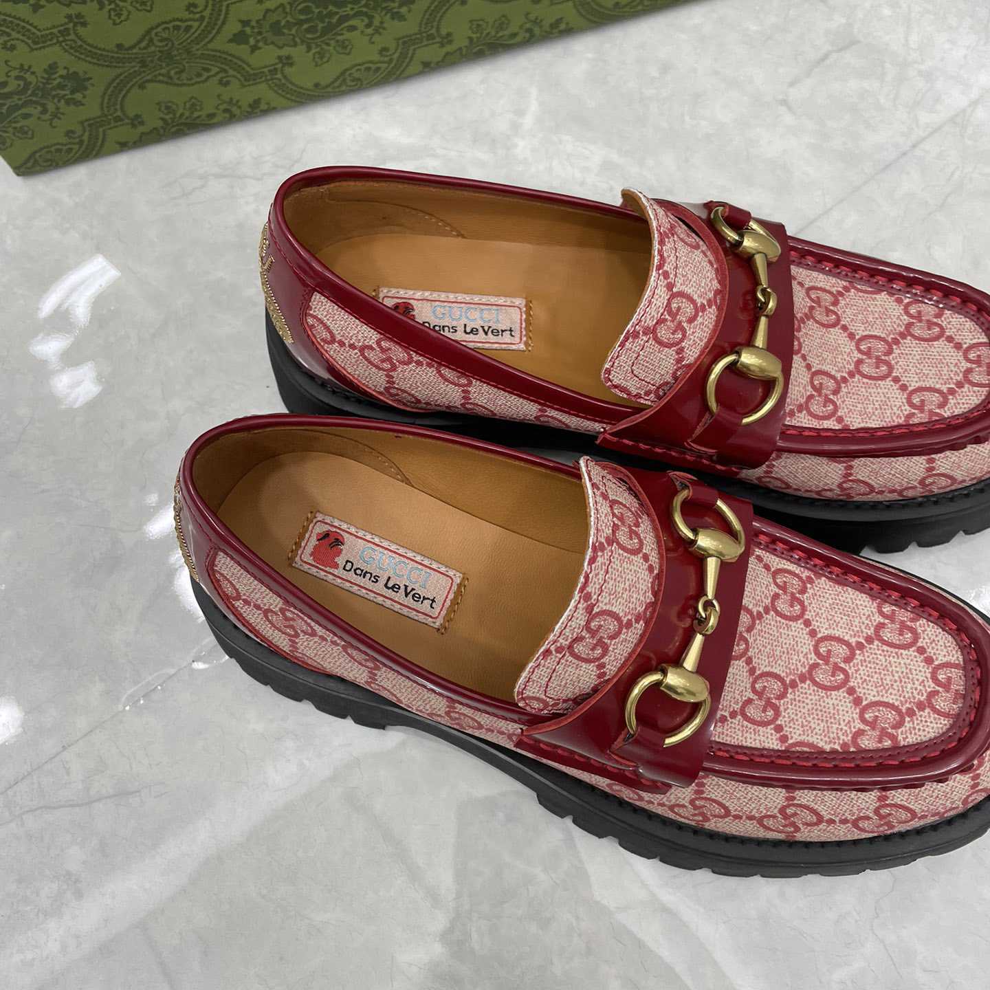 Gucci Women's GG Lug Sole Loafer - DopestKickz